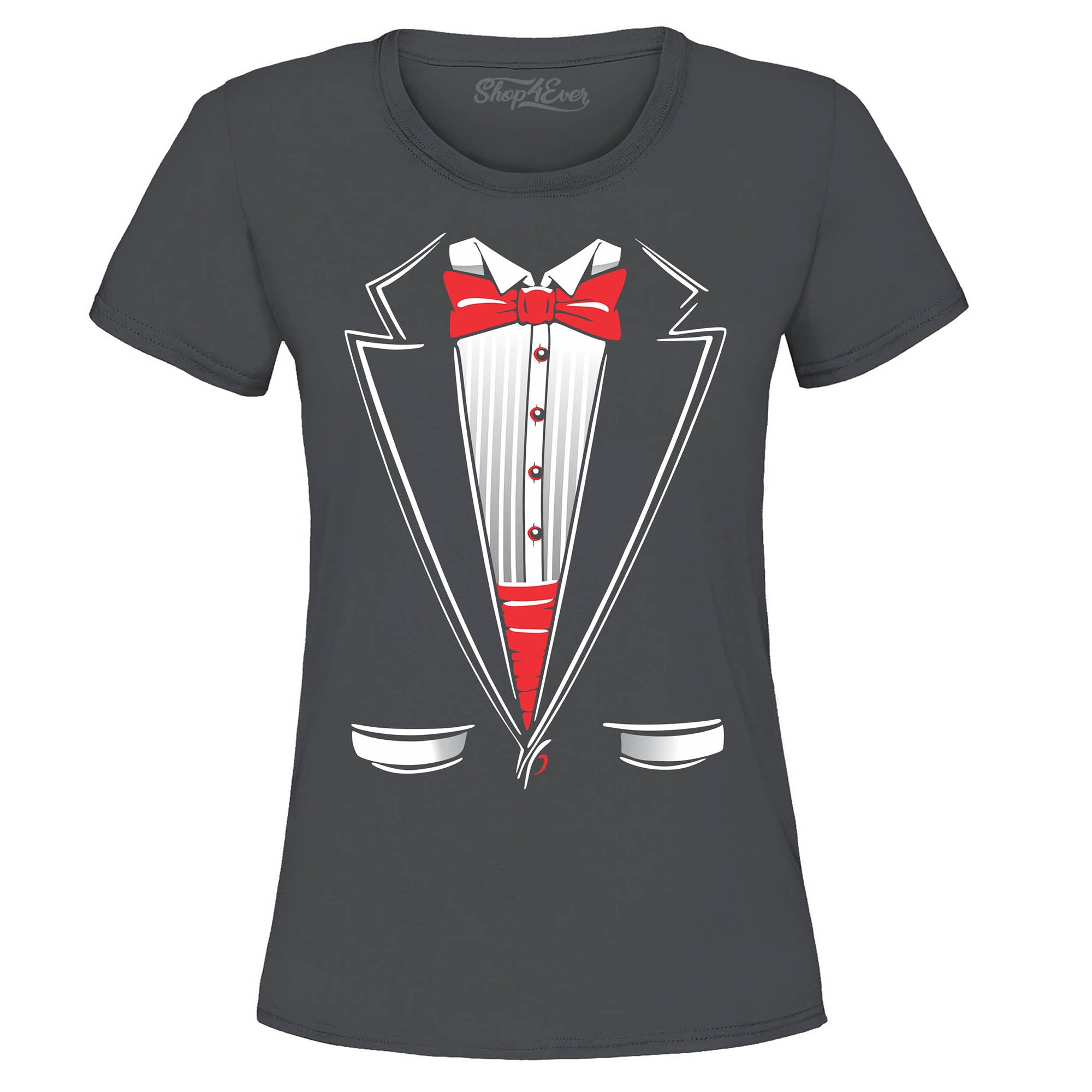 Classic Tuxedo Women's T-Shirt Funny Party Costume Shirts