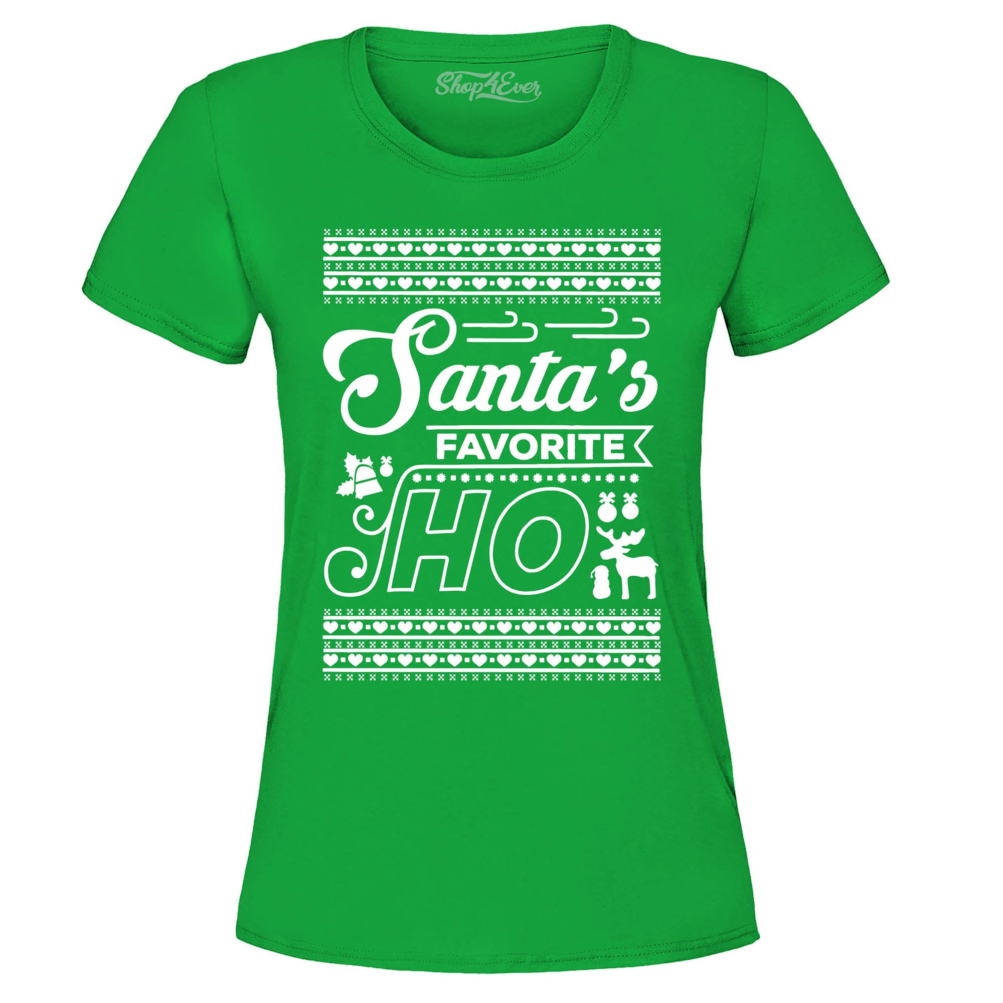 Santa's Favorite Ho Christmas Holiday Xmas Women's T-Shirt