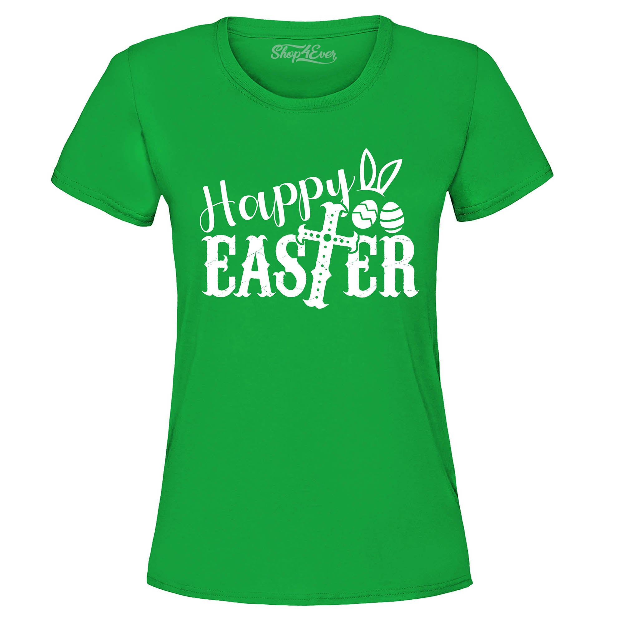 Happy Easter with Cross Women's T-Shirt