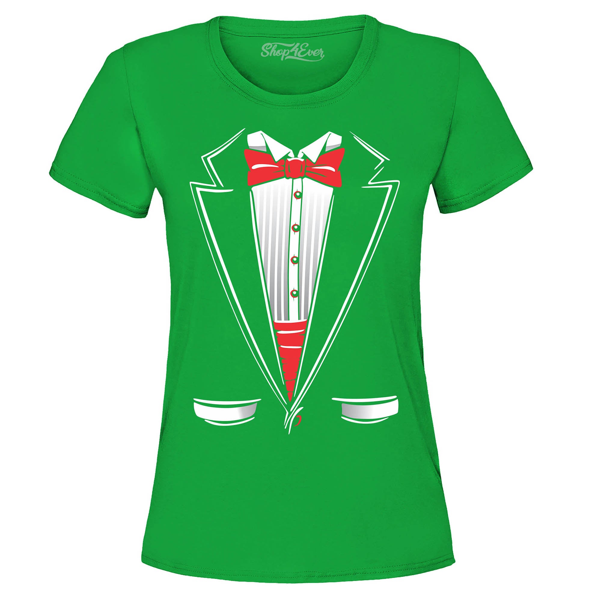Classic Tuxedo Women's T-Shirt Funny Party Costume Shirts