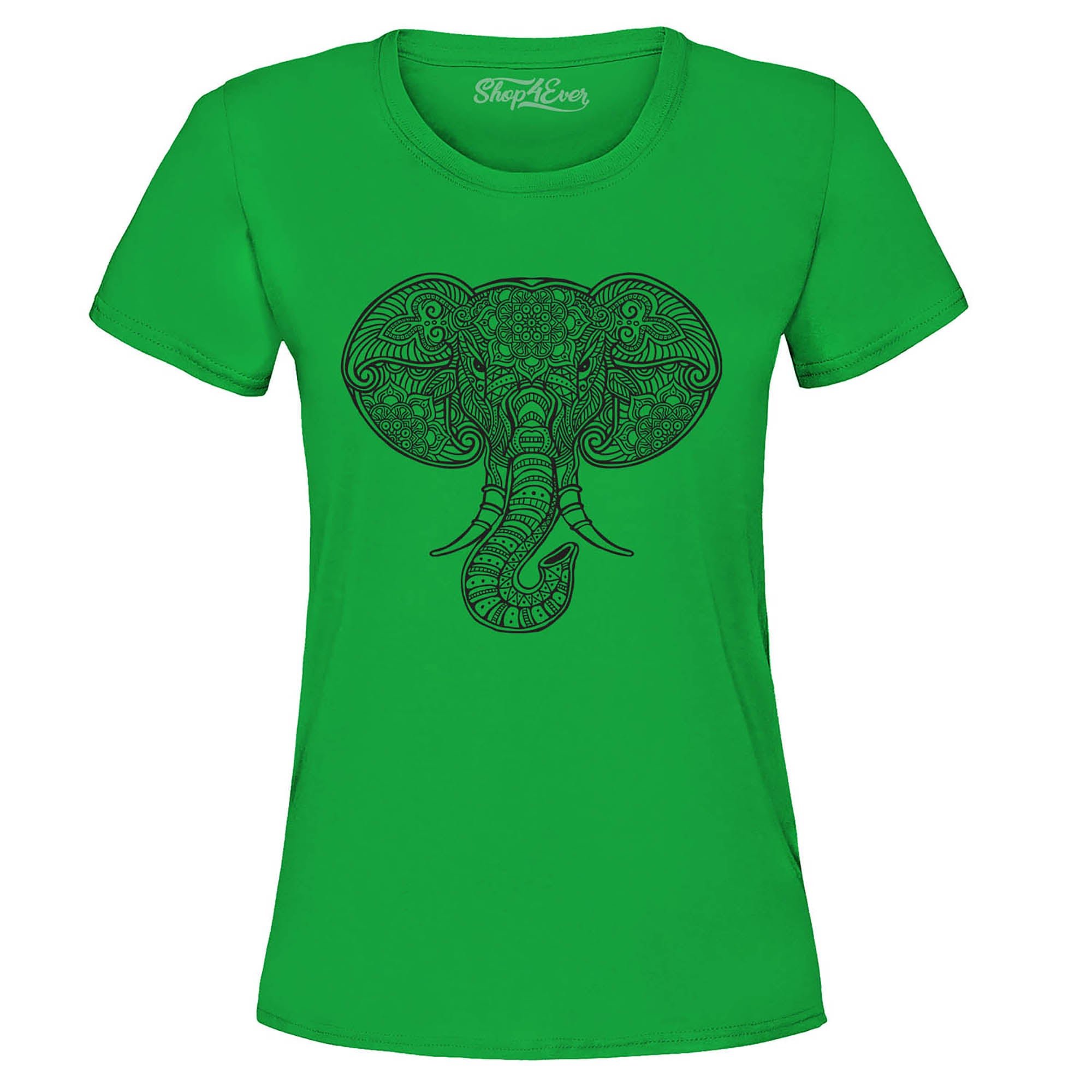Mandala Elephant Women's T-Shirt