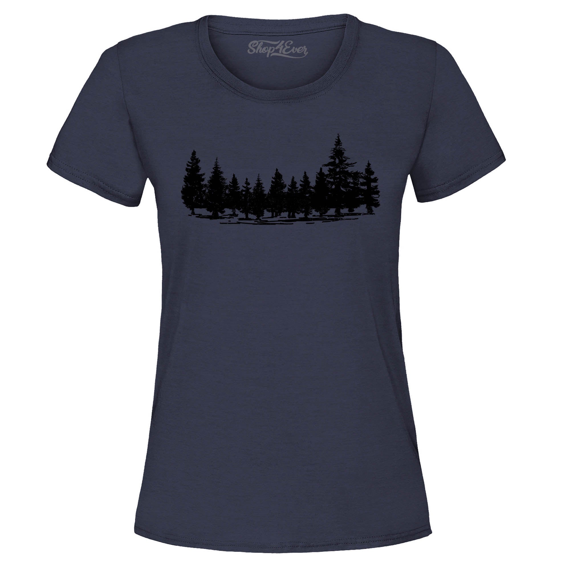 Forest Trees Nature Mountains Wildlife Women's T-Shirt