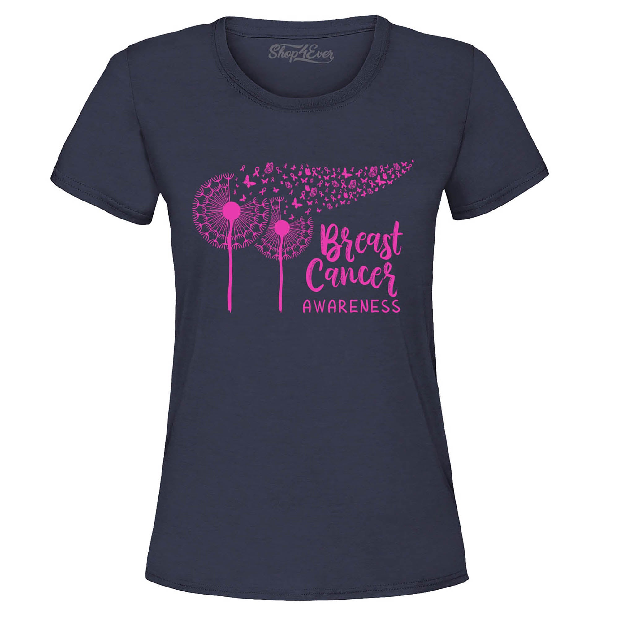 Dandelion Breast Cancer Awareness Women's T-Shirt
