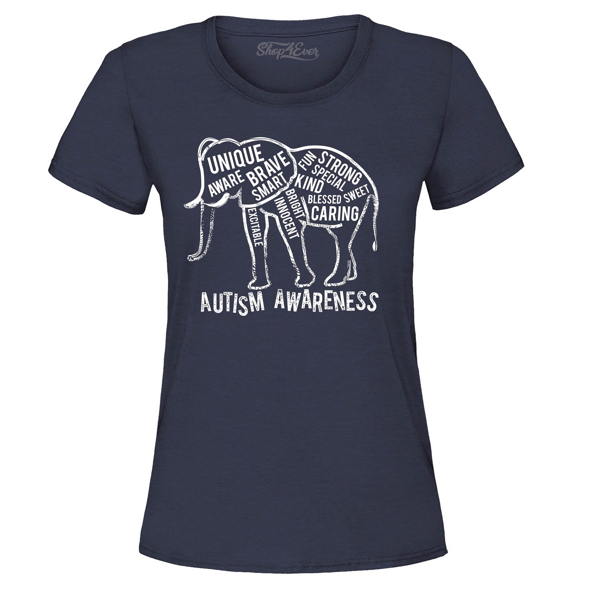 Autism Awareness Elephant Women's T-Shirt