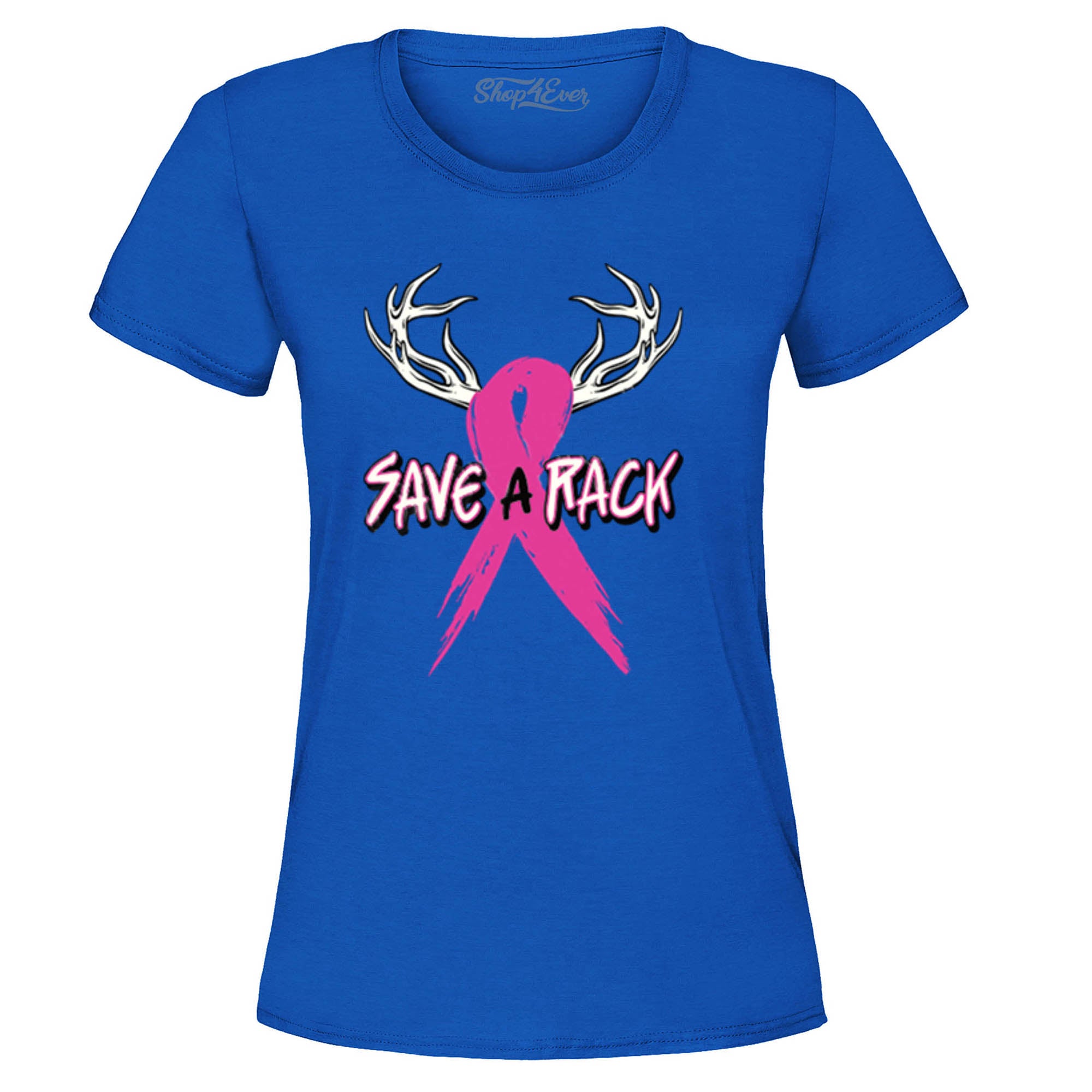 Save A Rack Breast Cancer Awareness Tee Pink Ribbon Women's T-Shirt