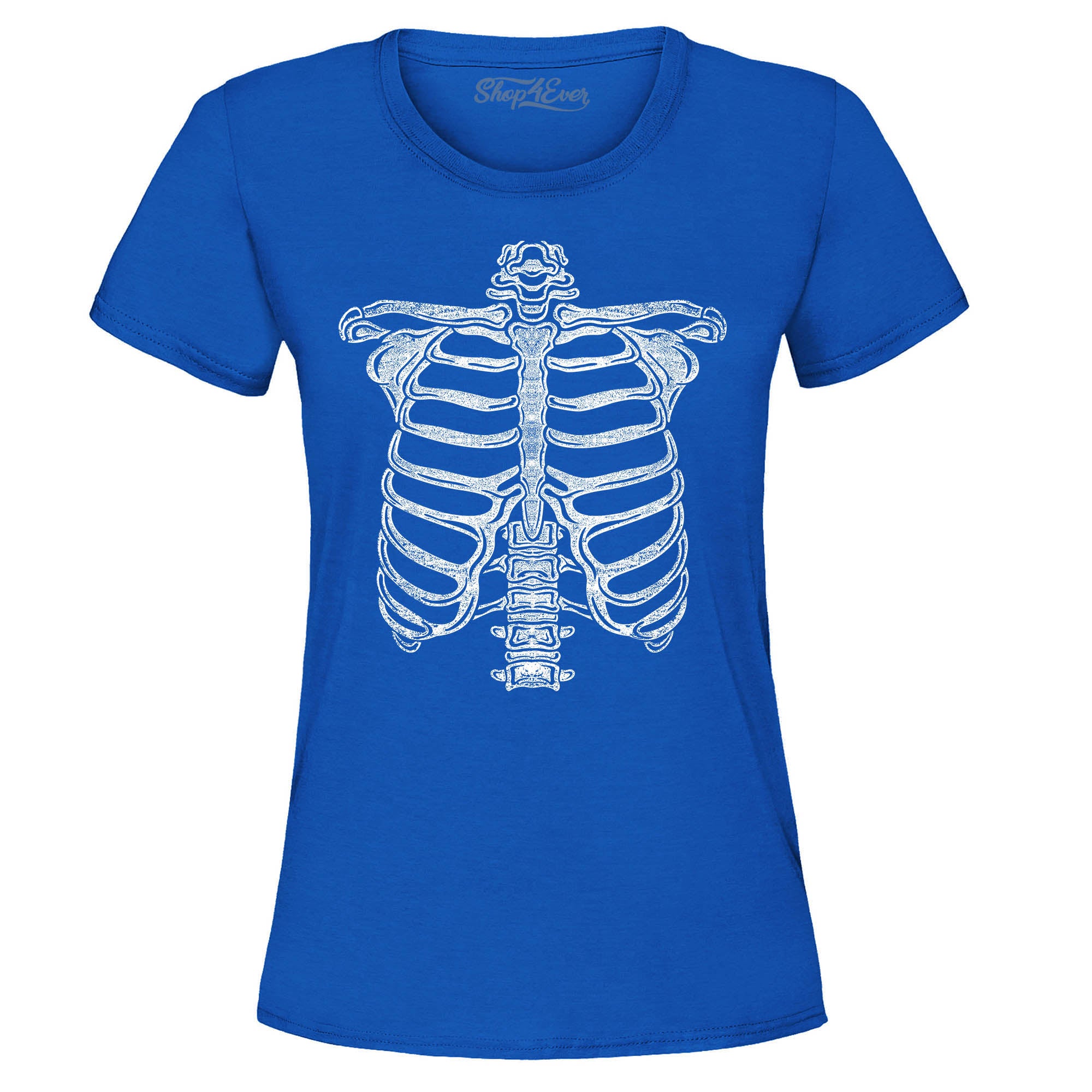 Skeleton Ribcage Halloween Costume Women's T-Shirt