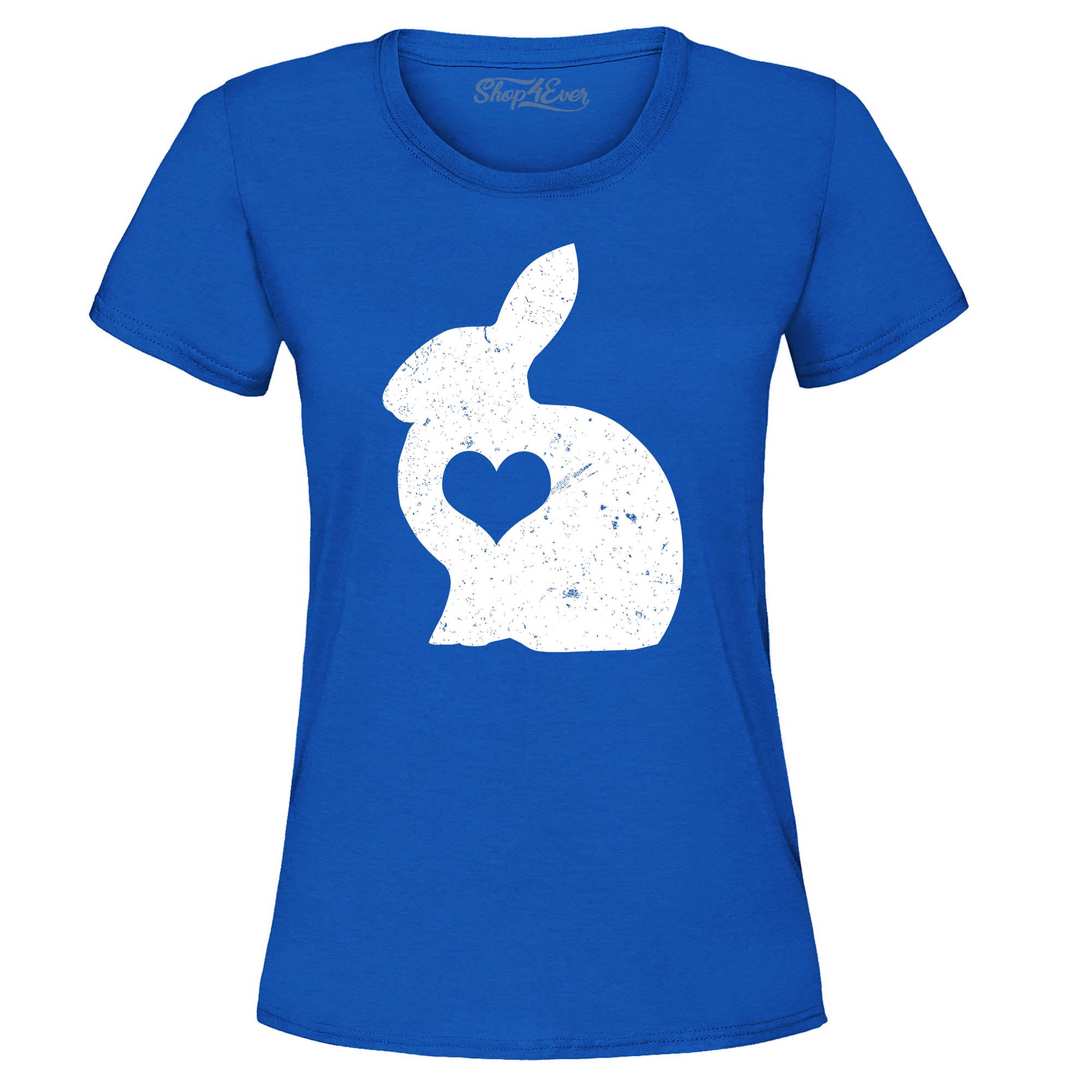 Easter Bunny Rabbit with Heart Women's T-Shirt