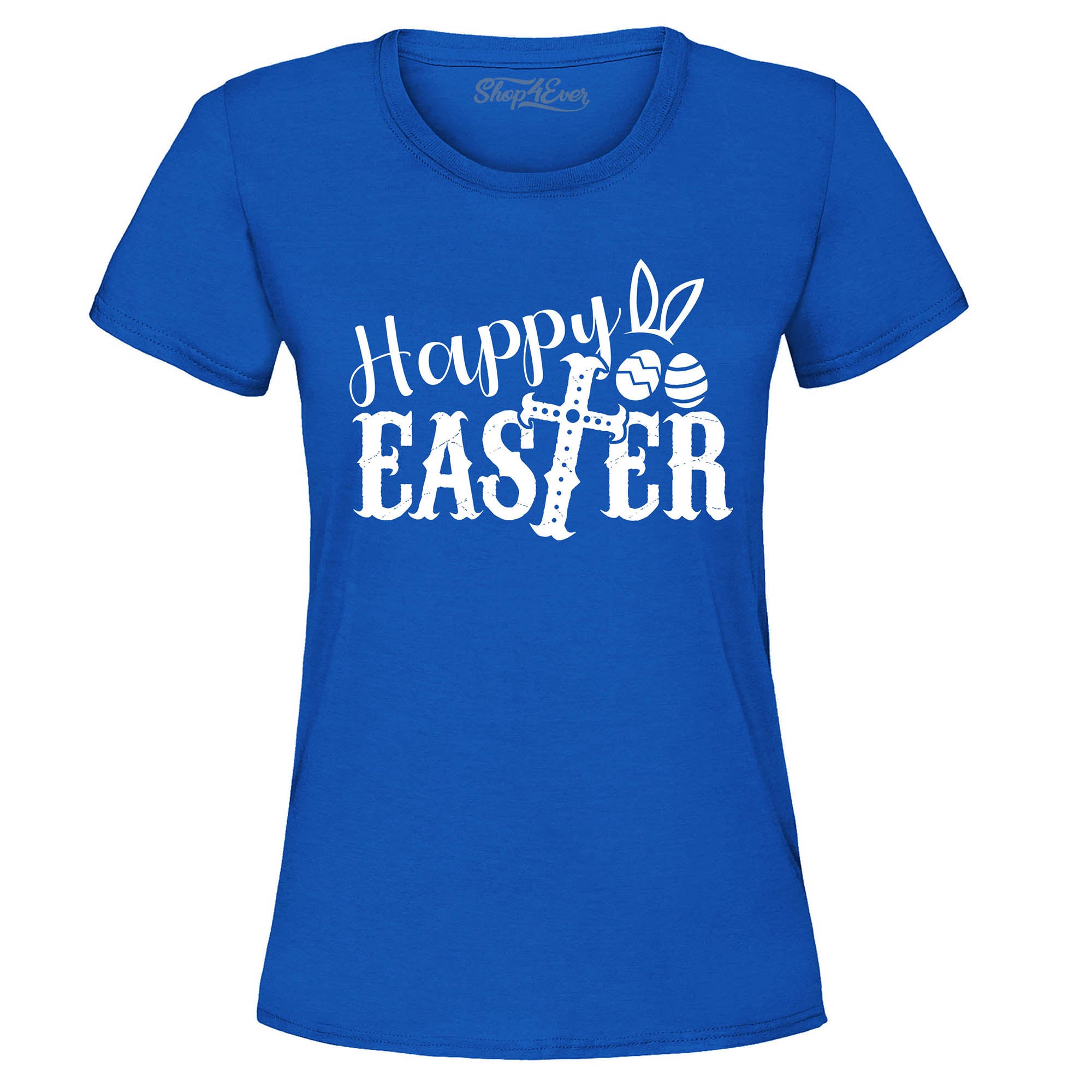 Happy Easter with Cross Women's T-Shirt