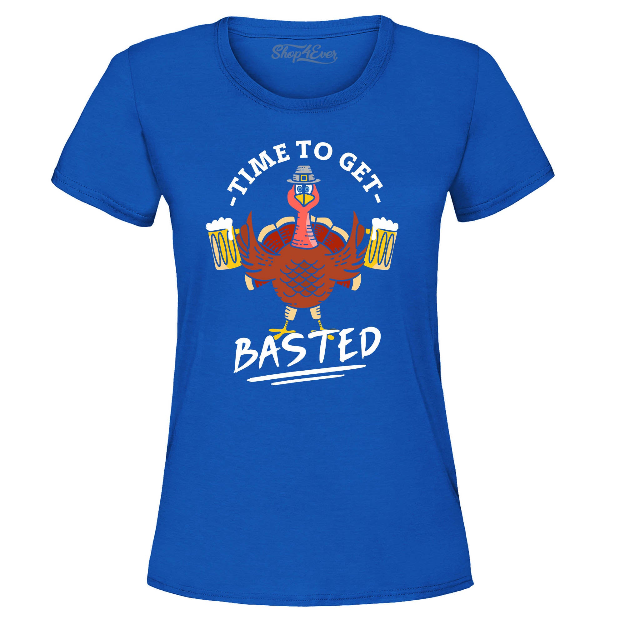 Time to Get Basted Thanksgiving Turkey Women's T-Shirt