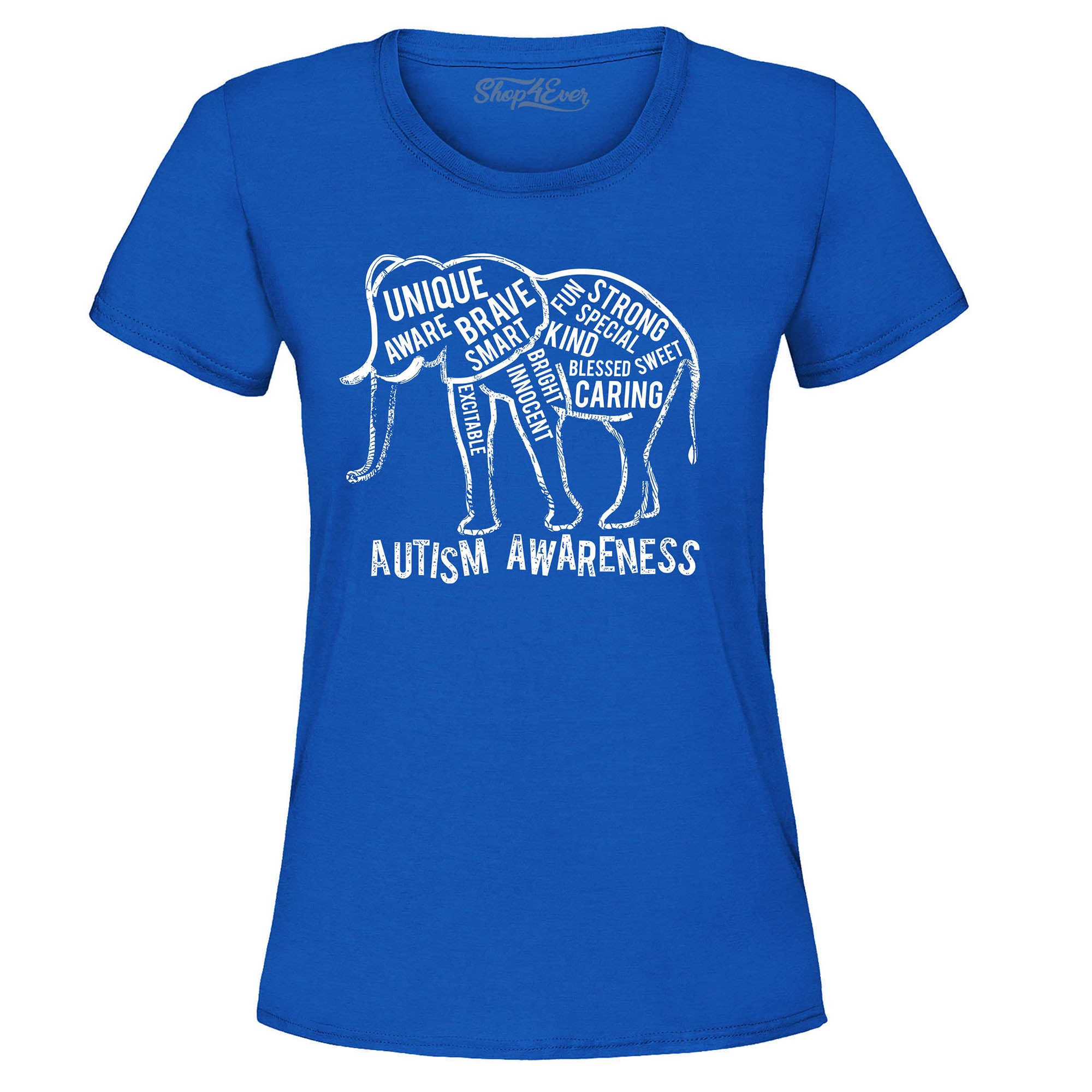 Autism Awareness Elephant Women's T-Shirt