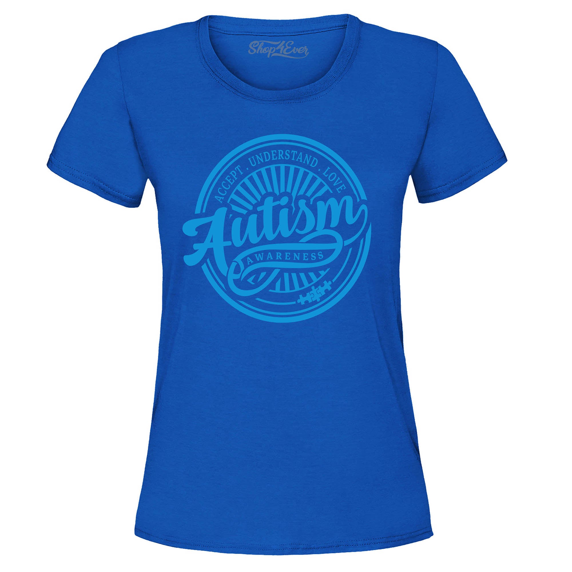 Autism Awareness Accept Understand Love Blue