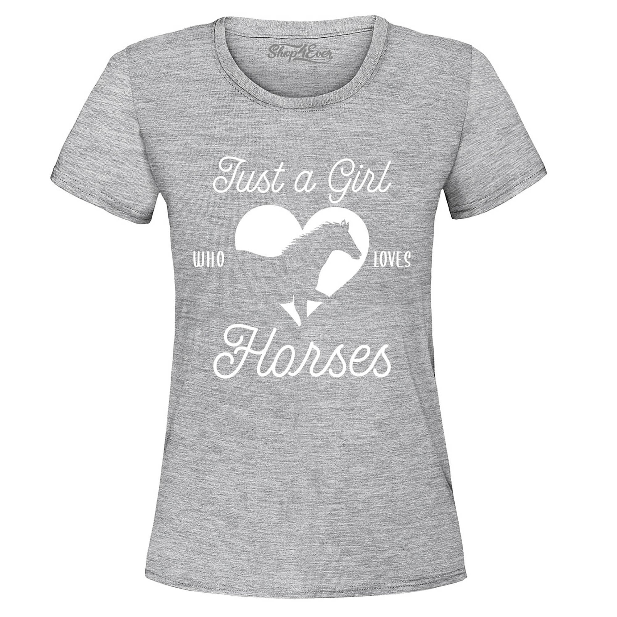 Just A Girl Who Loves Horses Women's T-Shirt