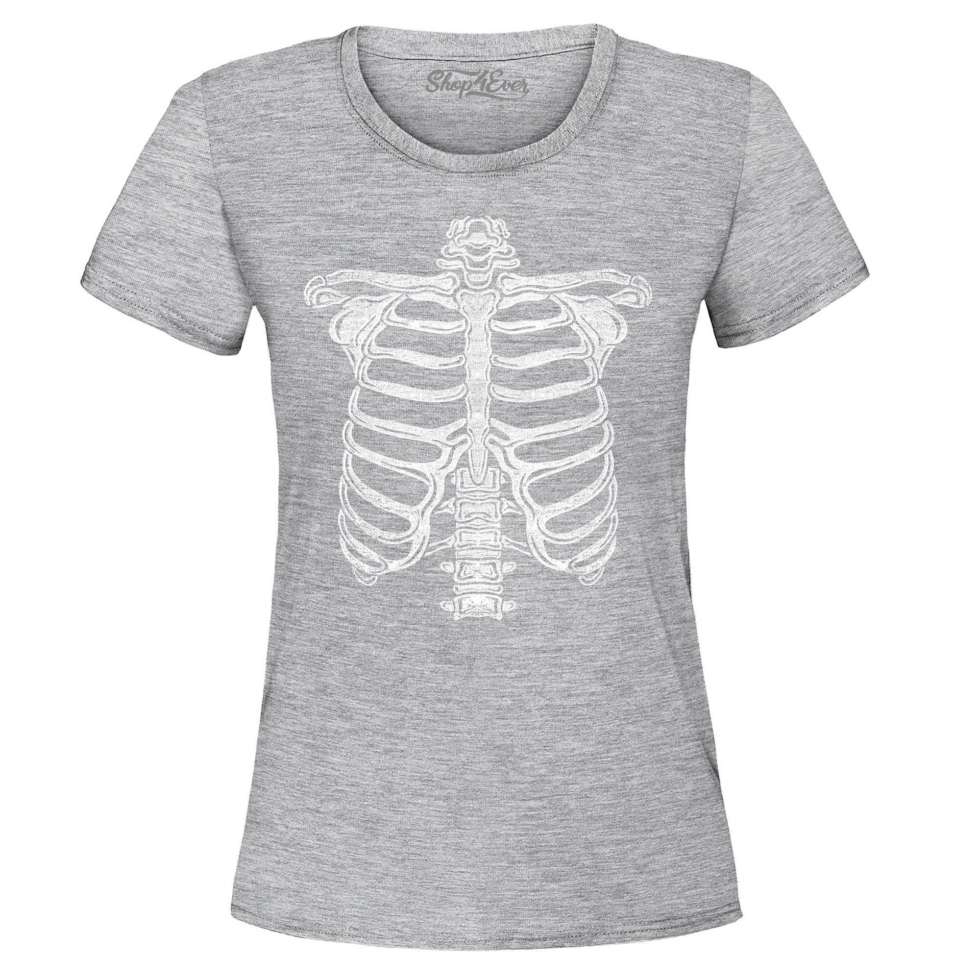 Skeleton Ribcage Halloween Costume Women's T-Shirt