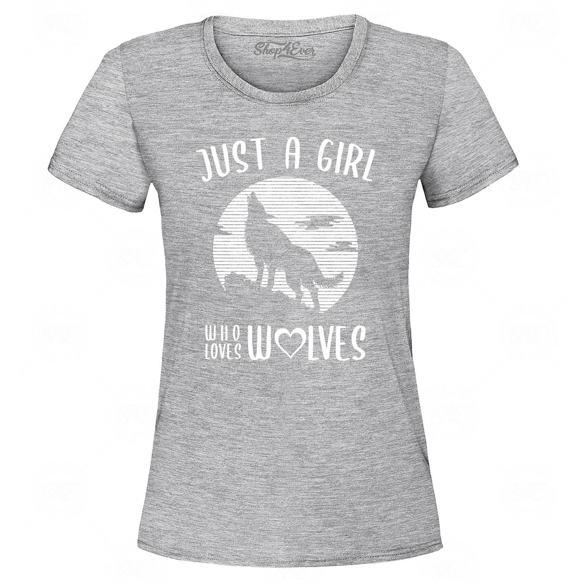 Just A Girl Who Loves Wolves Women's T-Shirt
