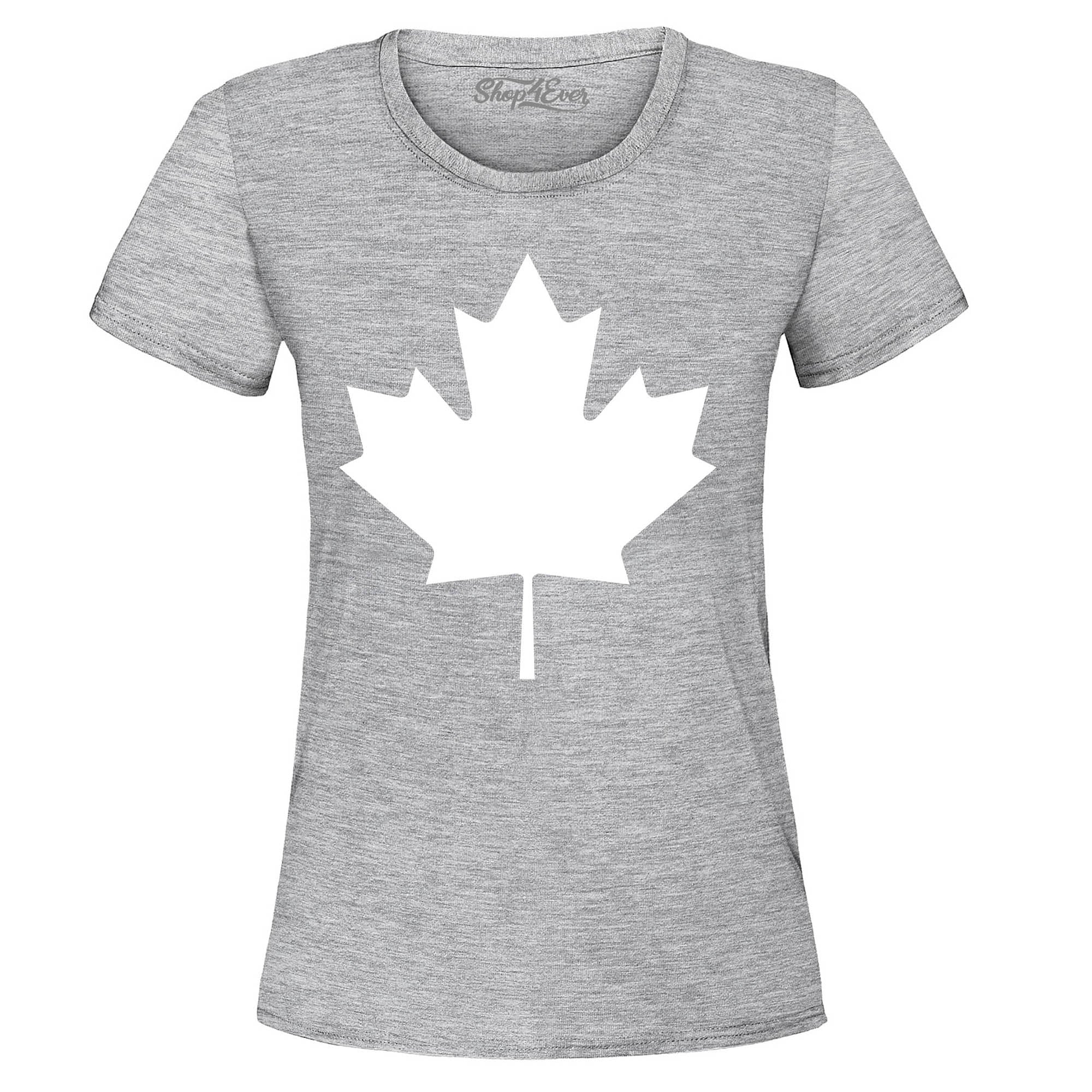 Canada White Maples Leaf Women's T-Shirt