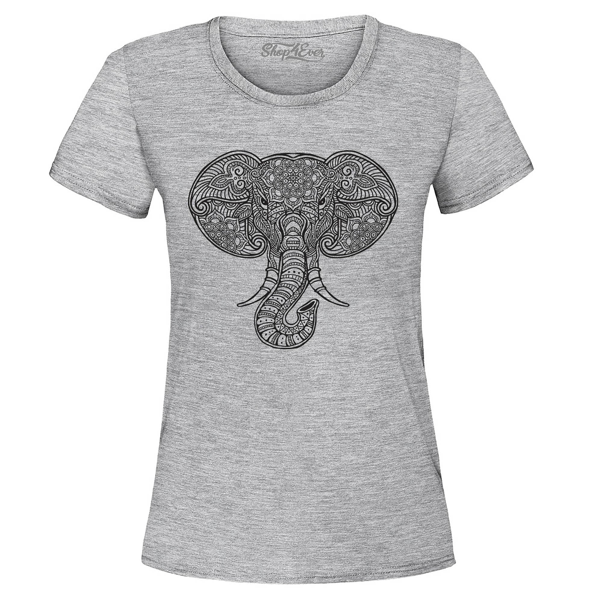 Mandala Elephant Women's T-Shirt