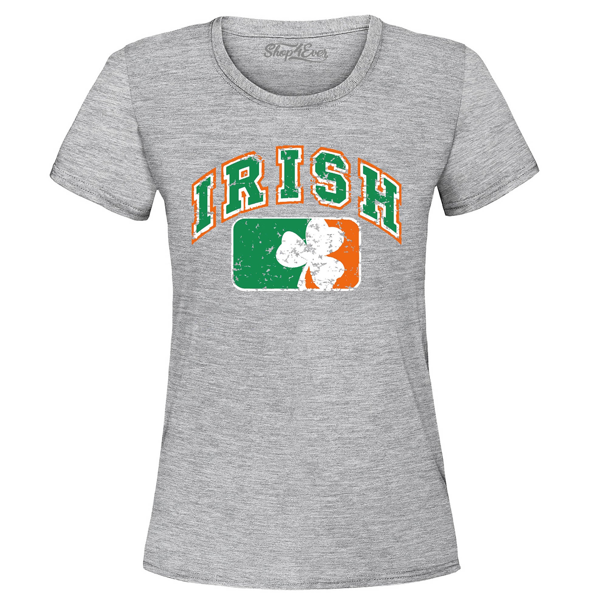 Vintage Irish Flag Shamrock Women's T-Shirt St. Patricks Day Shirts