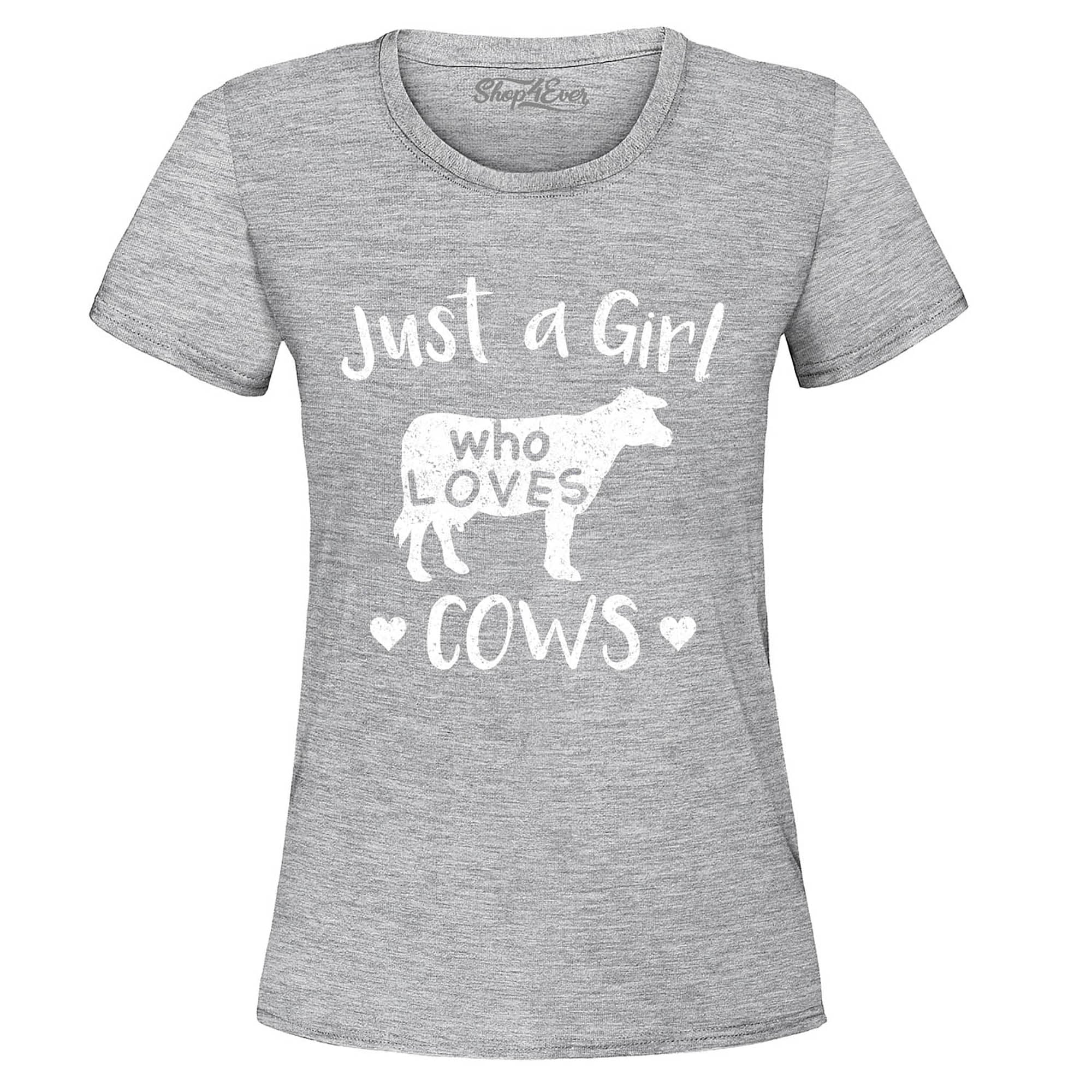 Just A Girl Who Loves Cows Women's T-Shirt