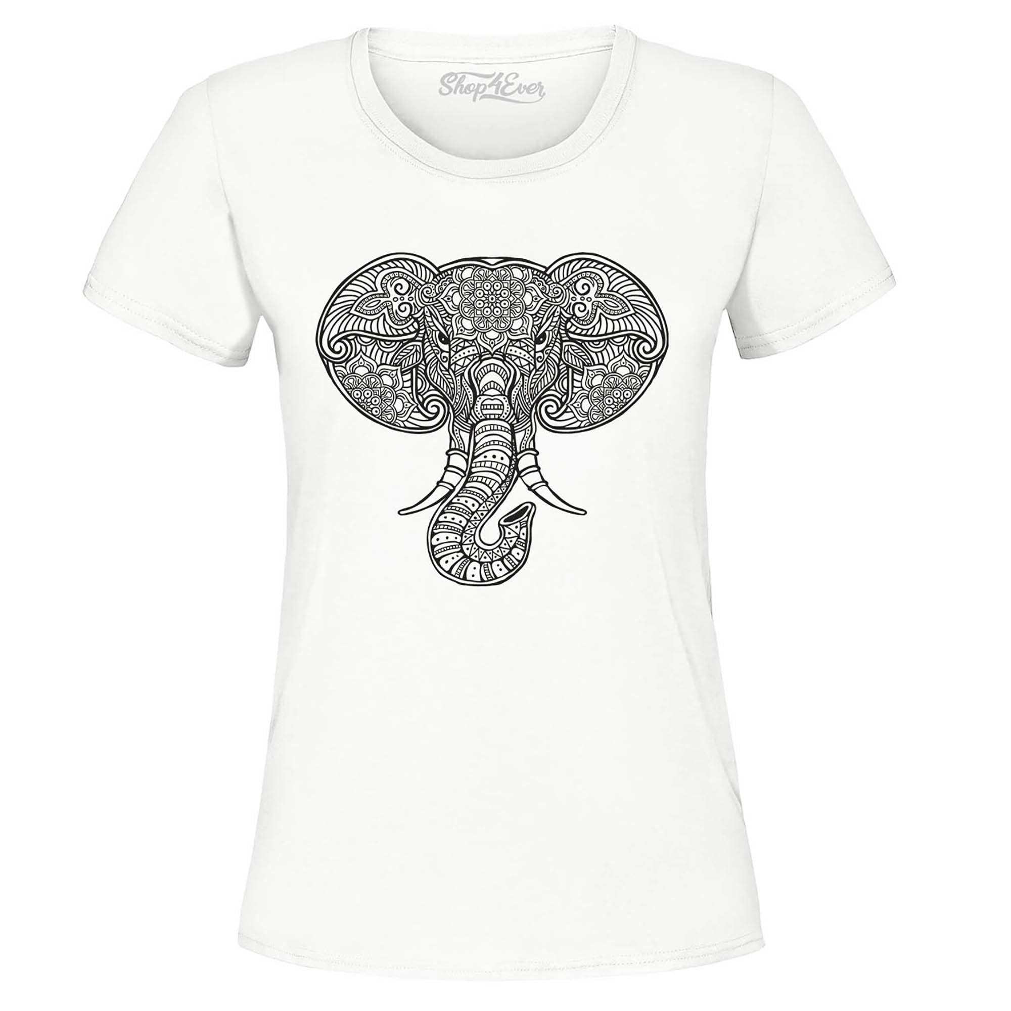 Mandala Elephant Women's T-Shirt