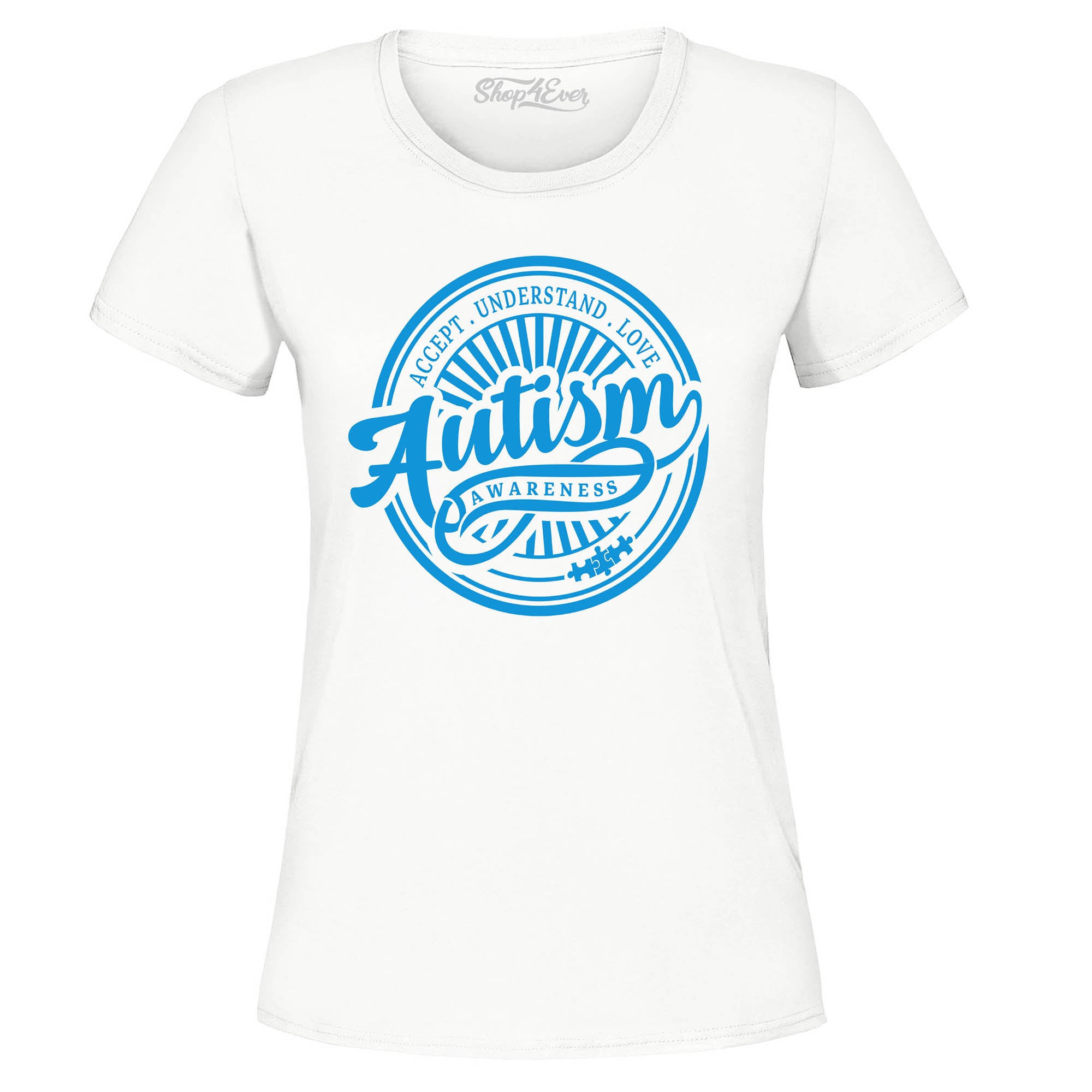 Autism Awareness Accept Understand Love Blue