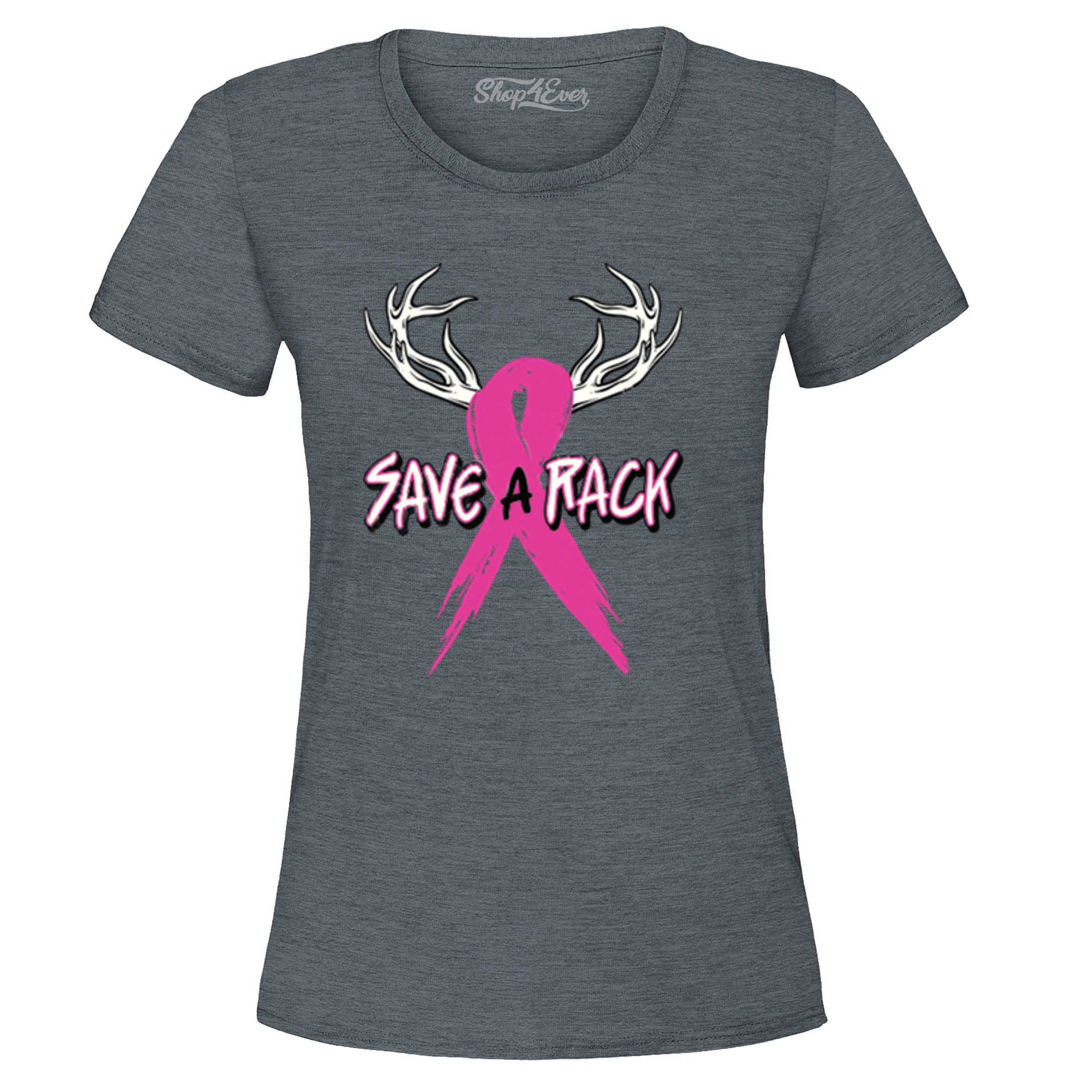 Save A Rack Breast Cancer Awareness Tee Pink Ribbon Women's T-Shirt