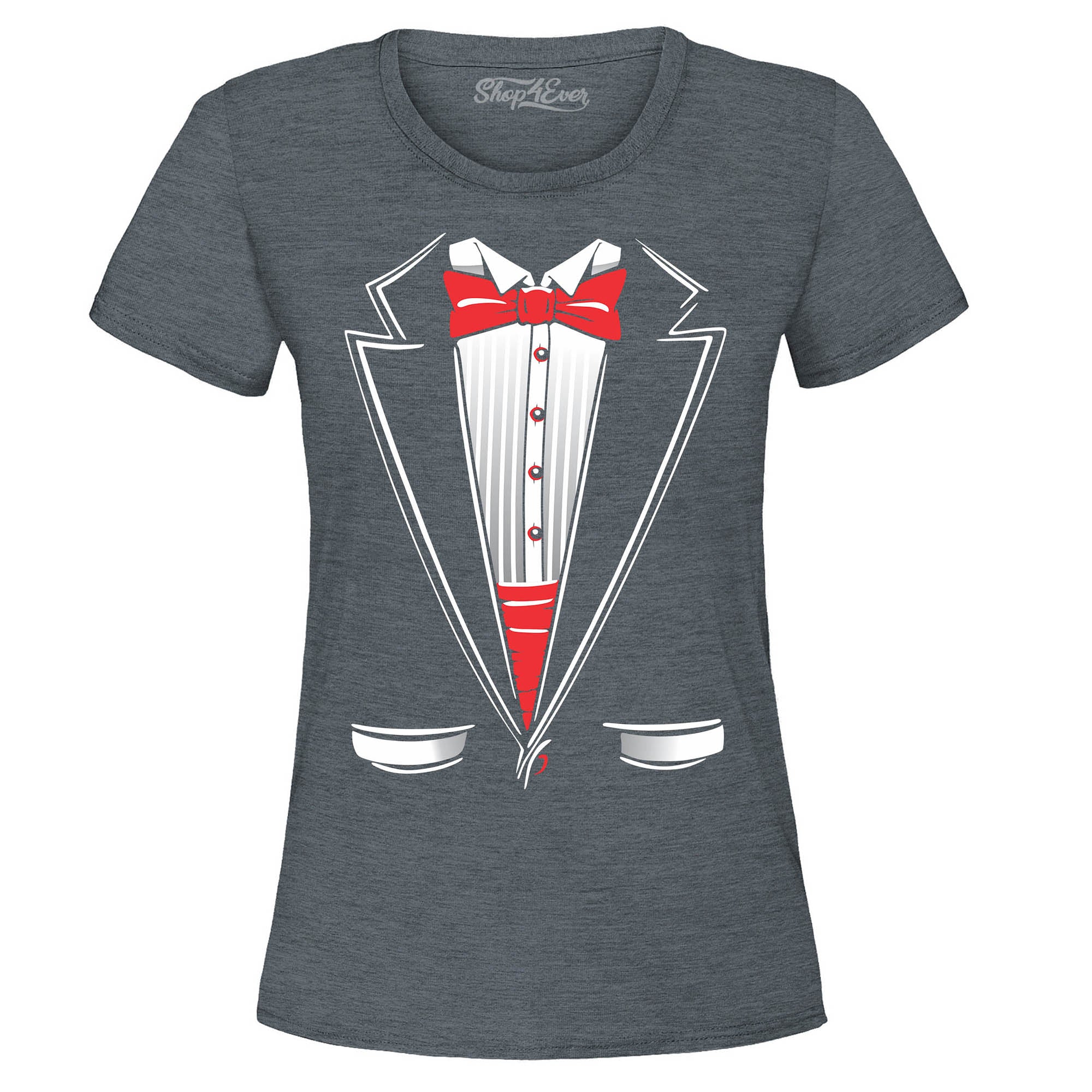 Classic Tuxedo Women's T-Shirt Funny Party Costume Shirts
