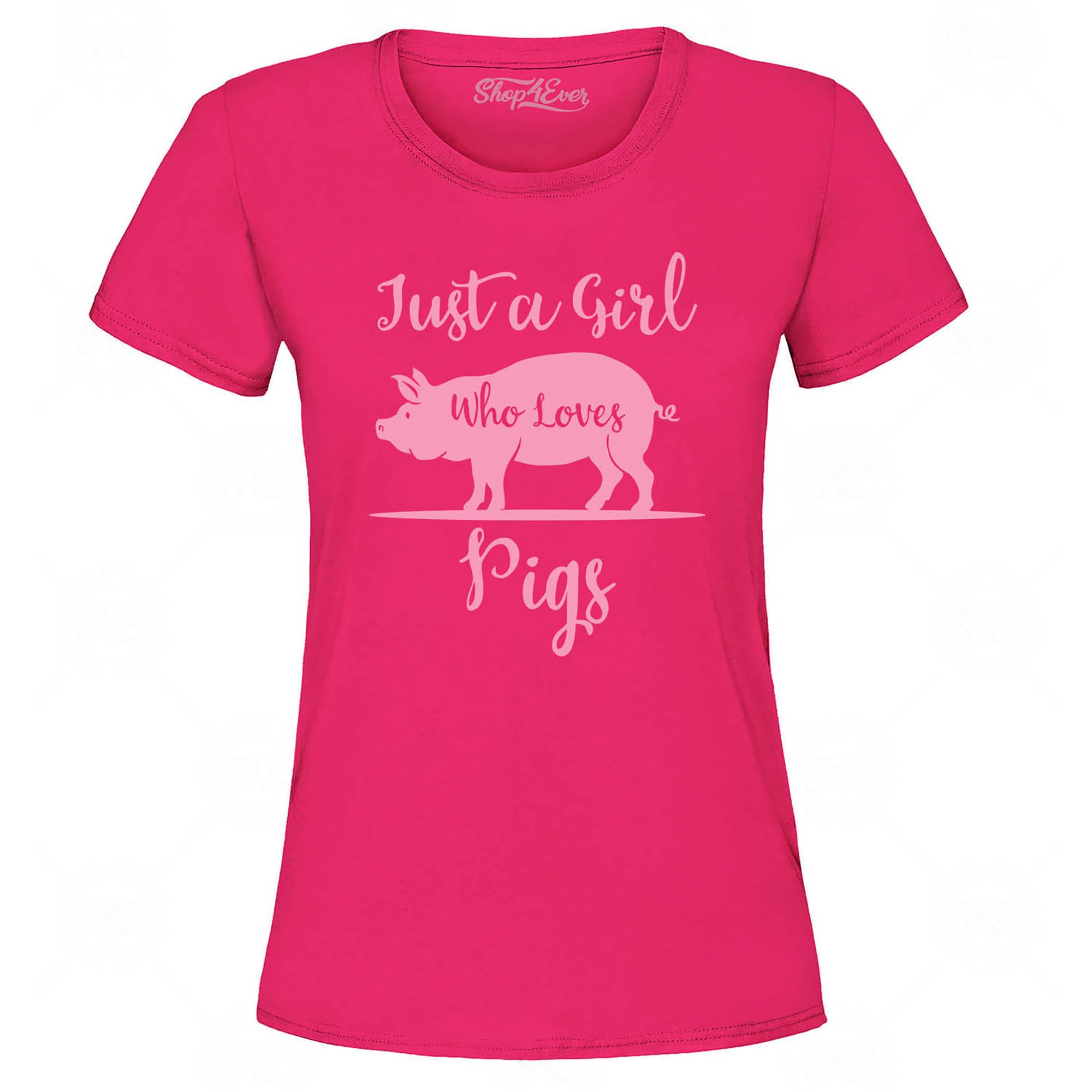 Just A Girl Who Loves Pigs Women's T-Shirt