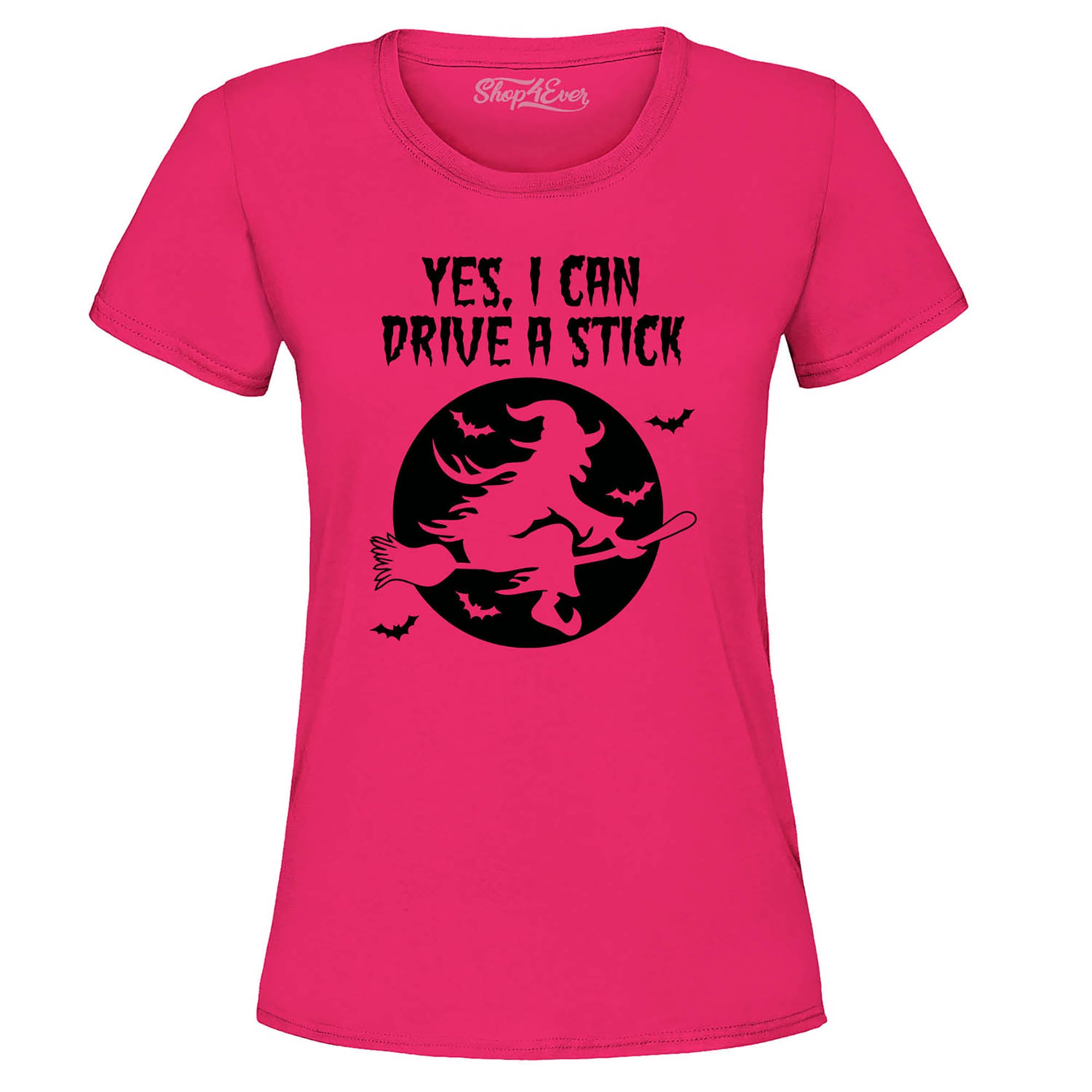 Yes, I Can Drive A Stick Witch Women's T-Shirt