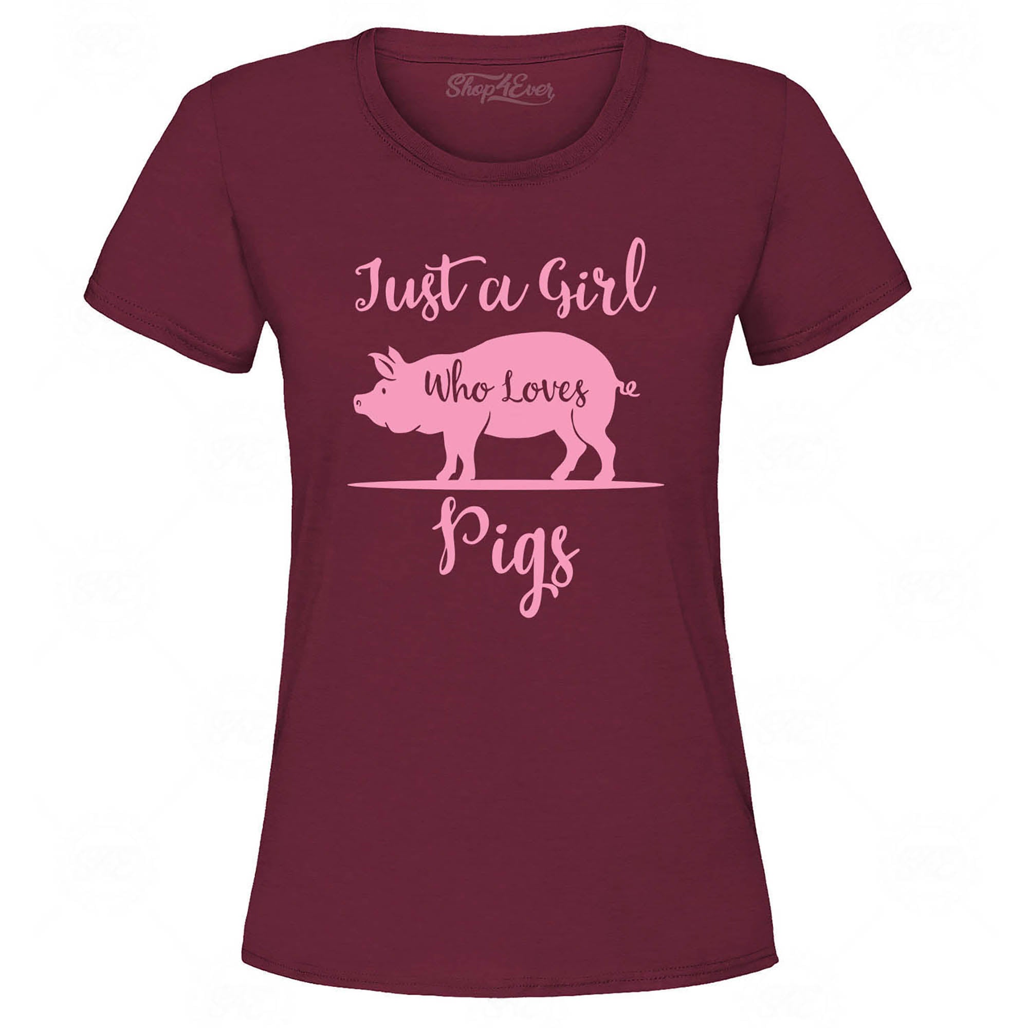 Just A Girl Who Loves Pigs Women's T-Shirt