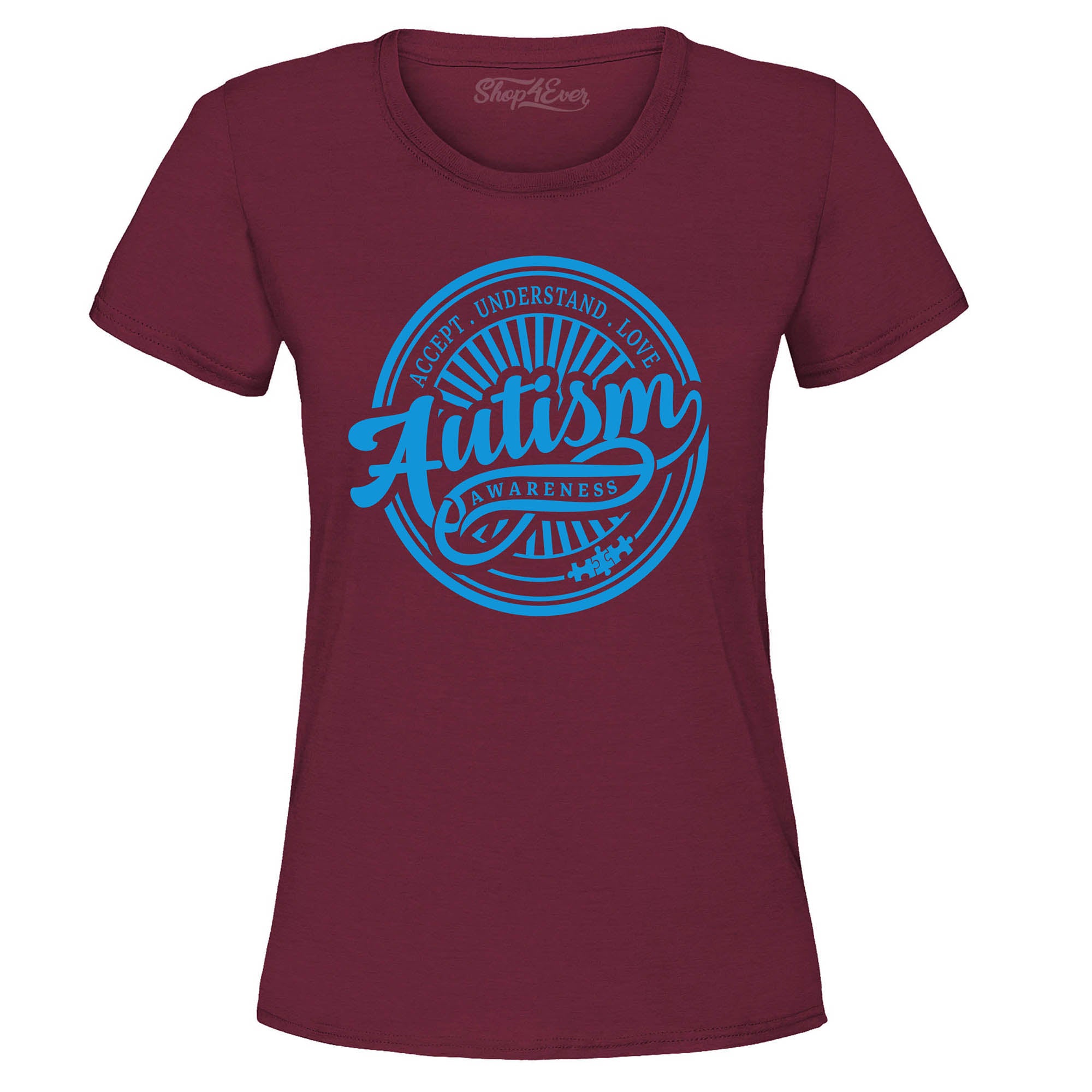 Autism Awareness Accept Understand Love Blue