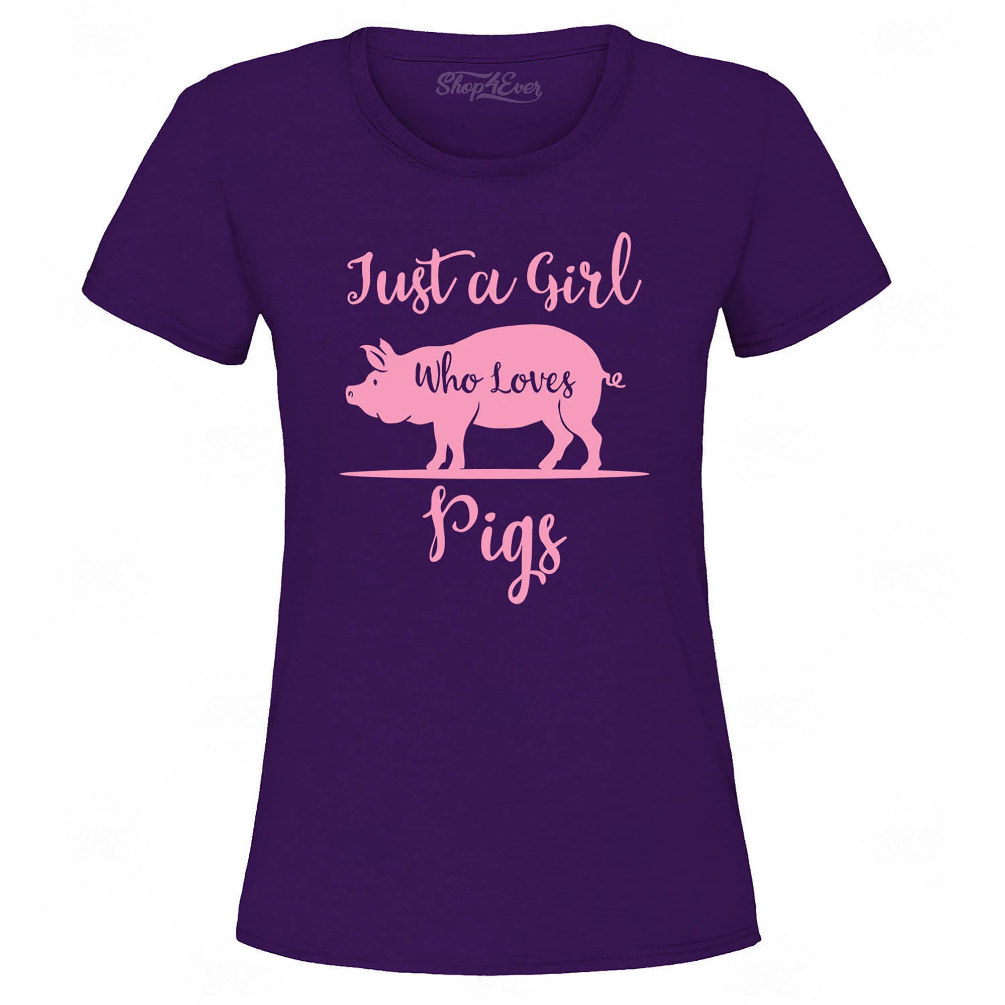 Just A Girl Who Loves Pigs Women's T-Shirt