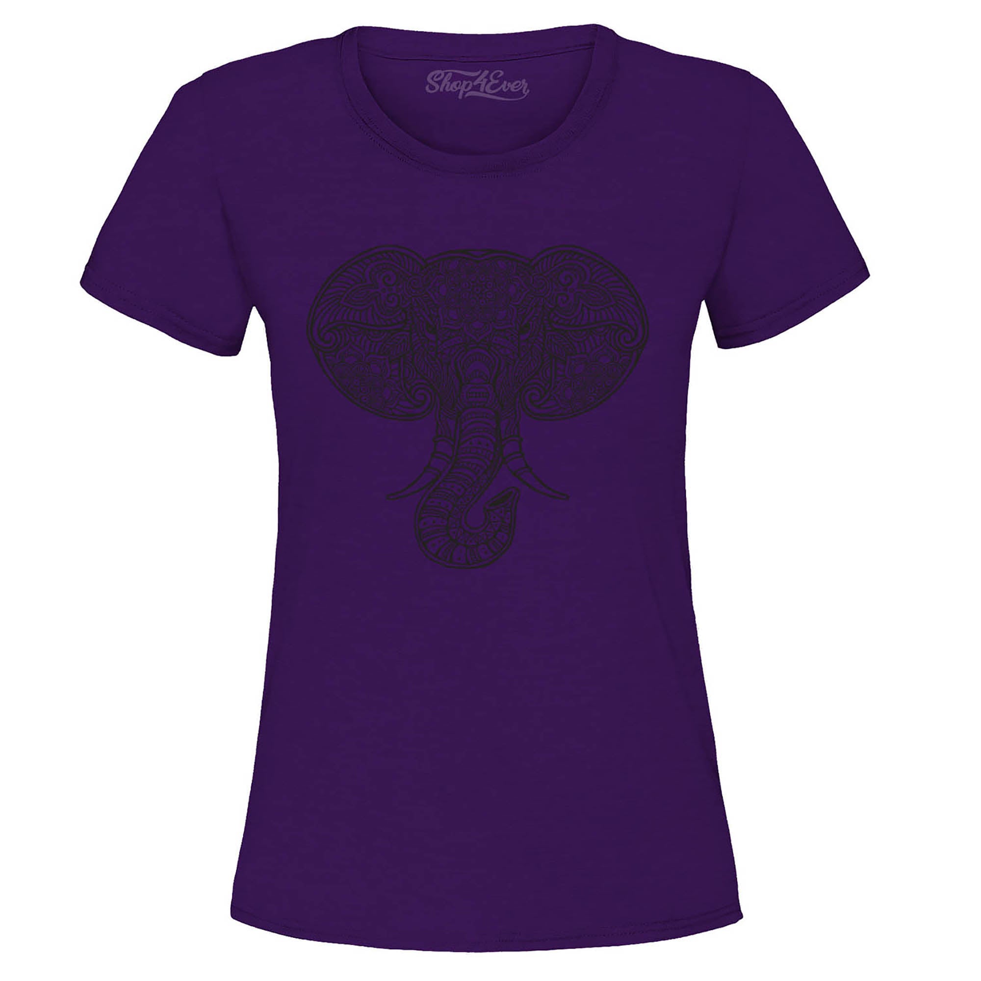 Mandala Elephant Women's T-Shirt