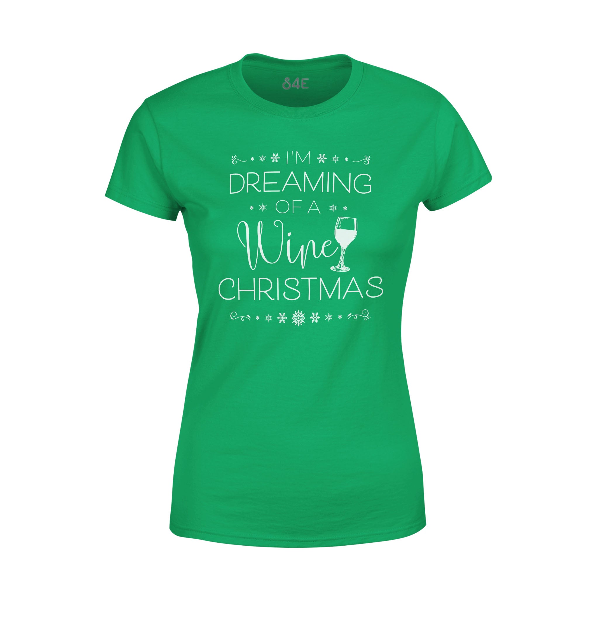 I'm Dreaming of a Wine Christmas Women's T-Shirt