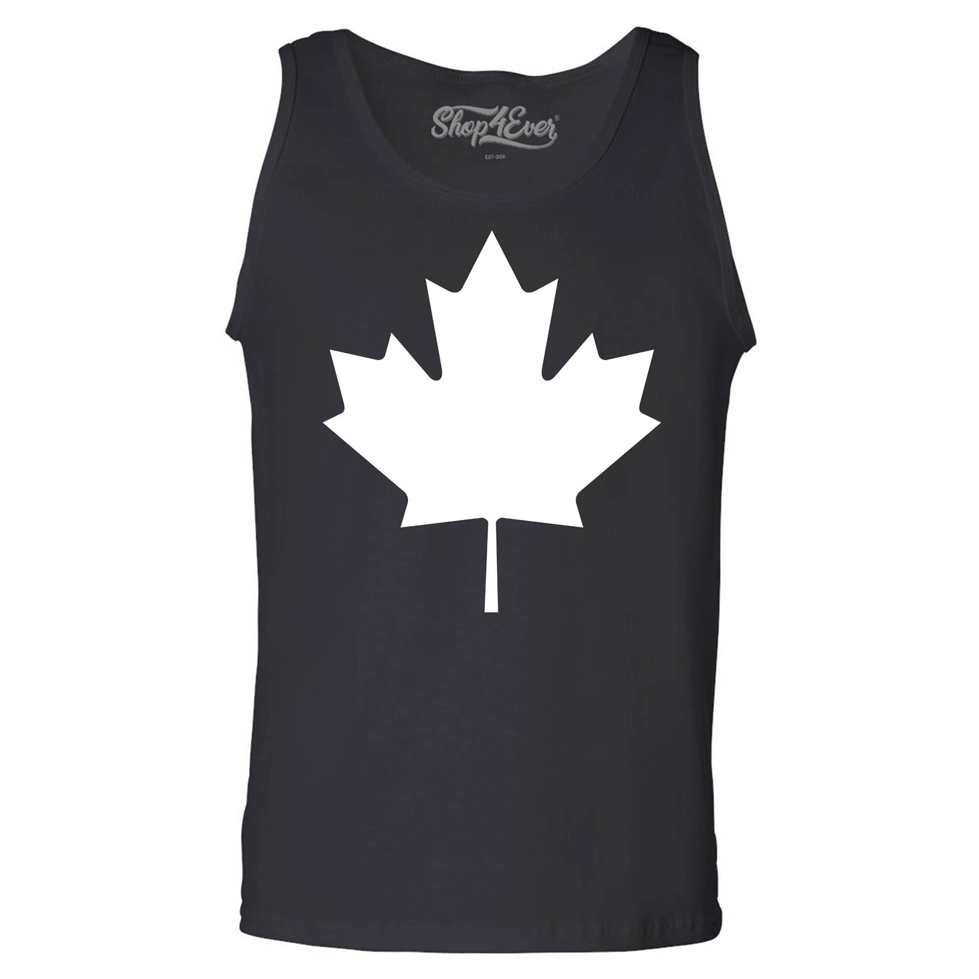 Canada White Maples Leaf Men's Tank Top