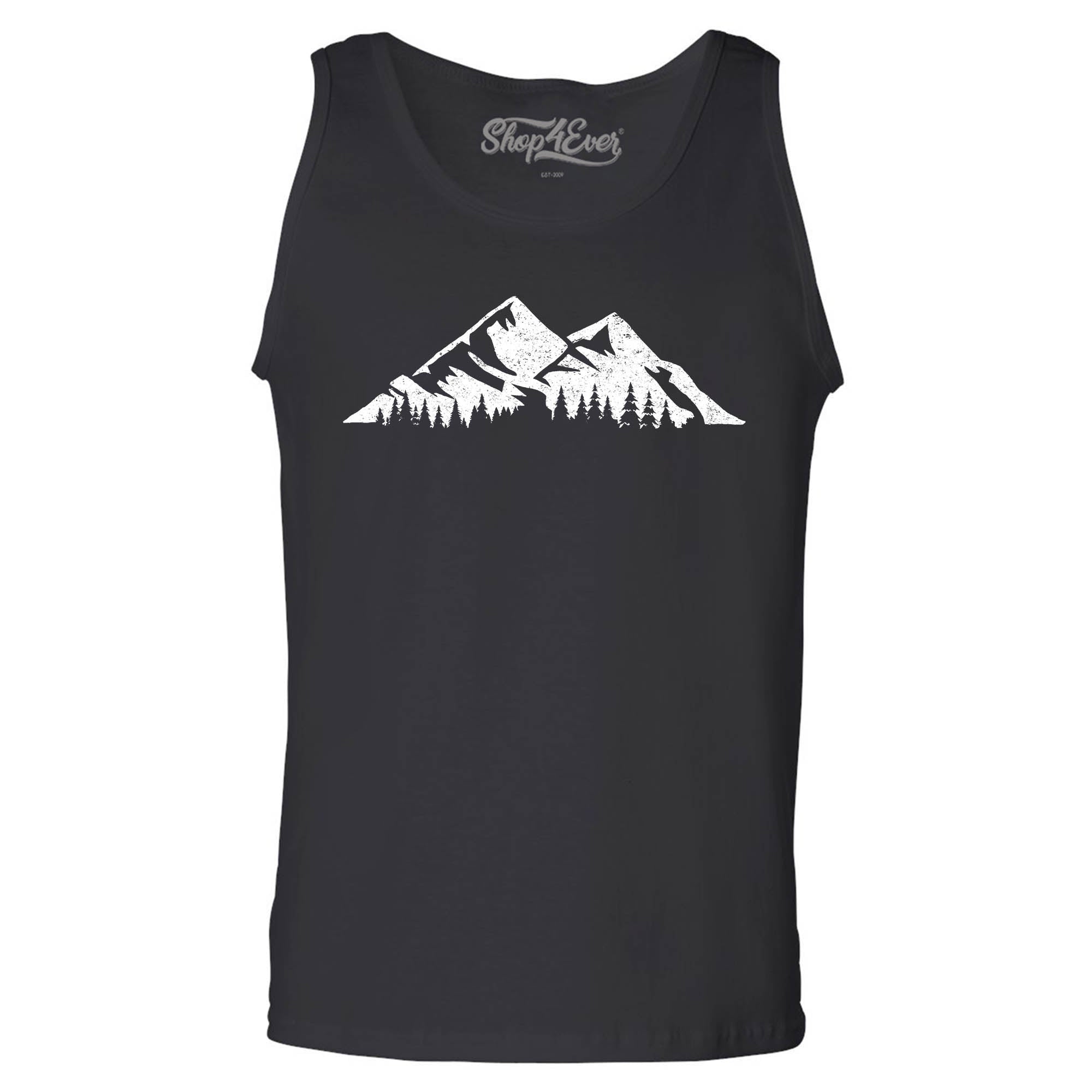 Mountains Scenery Nature Wildlife Men's Tank Top