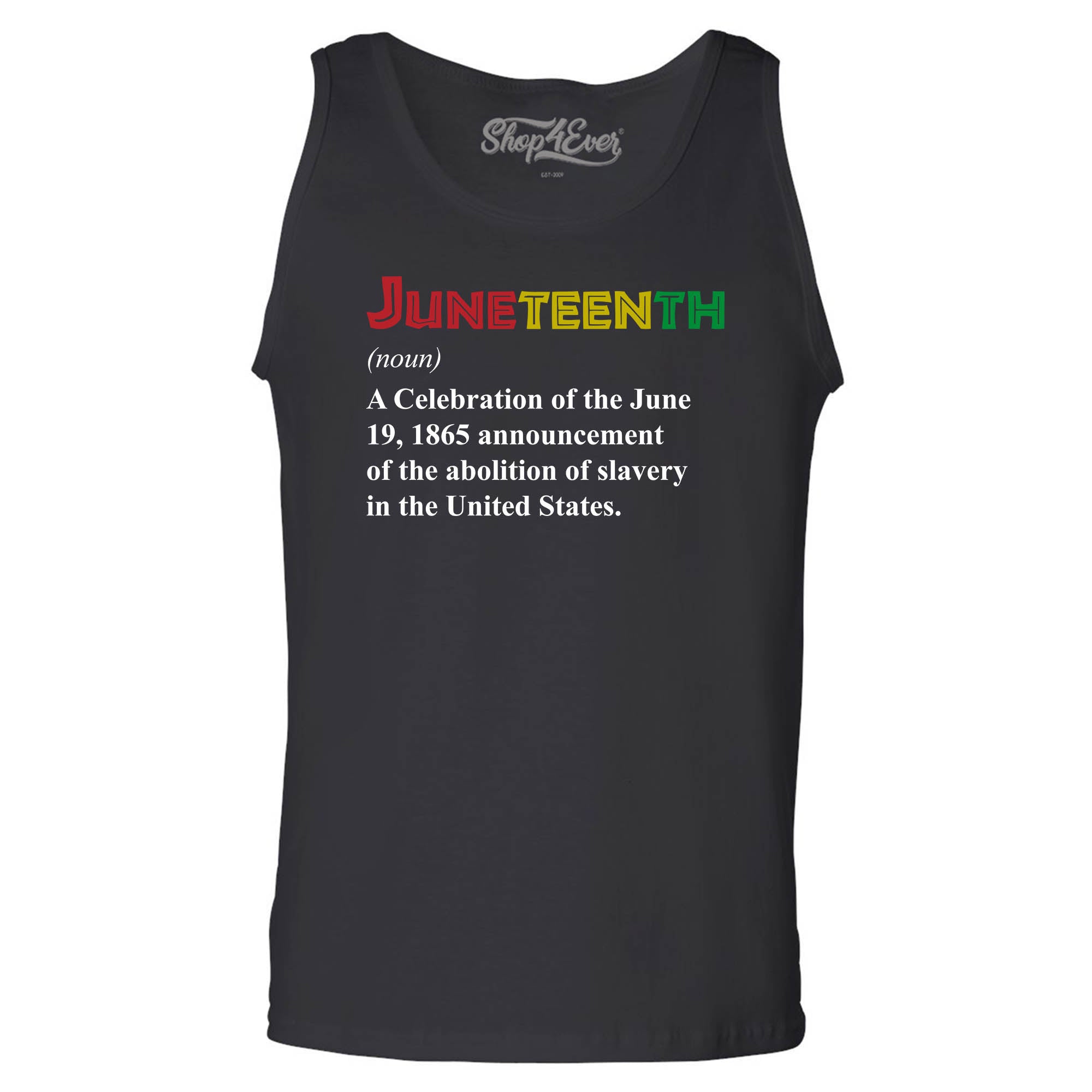 Juneteenth Definition June 19th 1865 Men's Tank Top