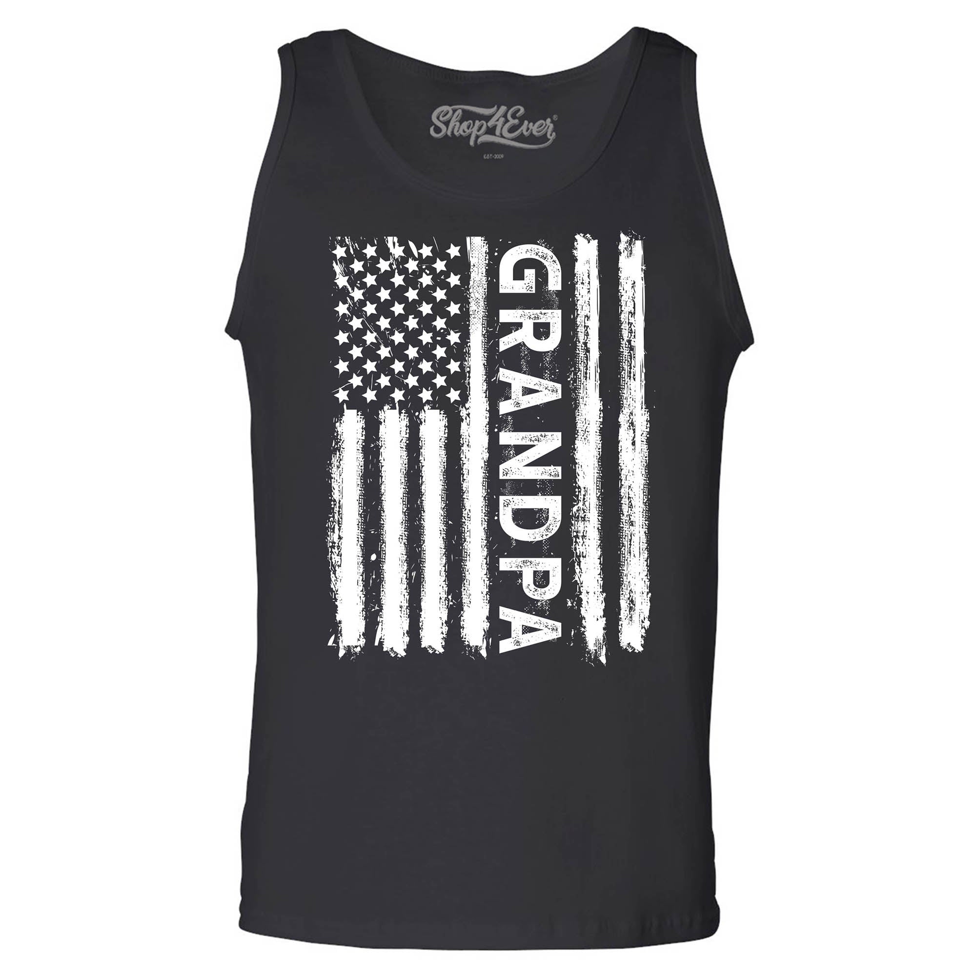 Grandpa American Flag Men's Tank Top