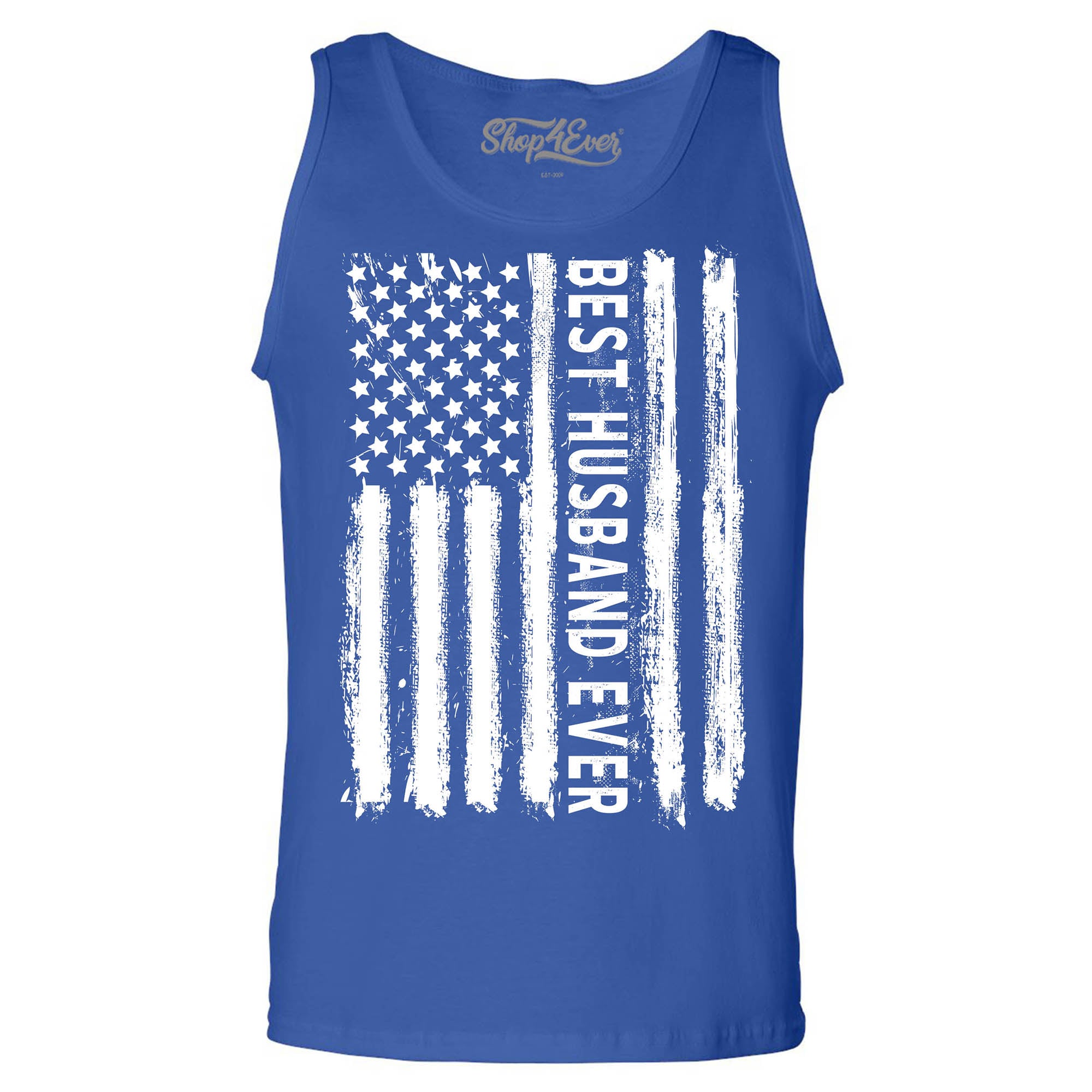 Best Husband Ever American Flag Patriotic Men's Tank Top