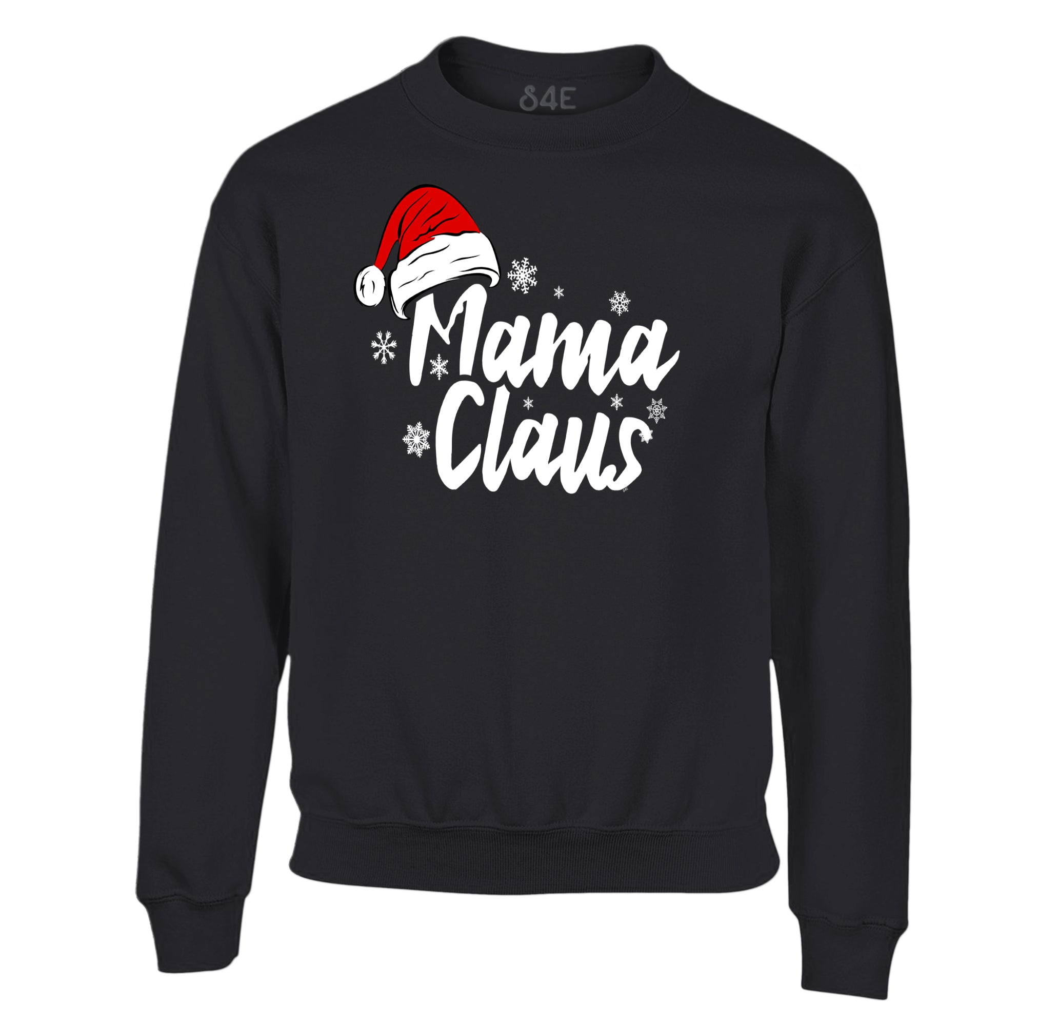 S4E® Mama Claus White Crewneck Sweatshirt