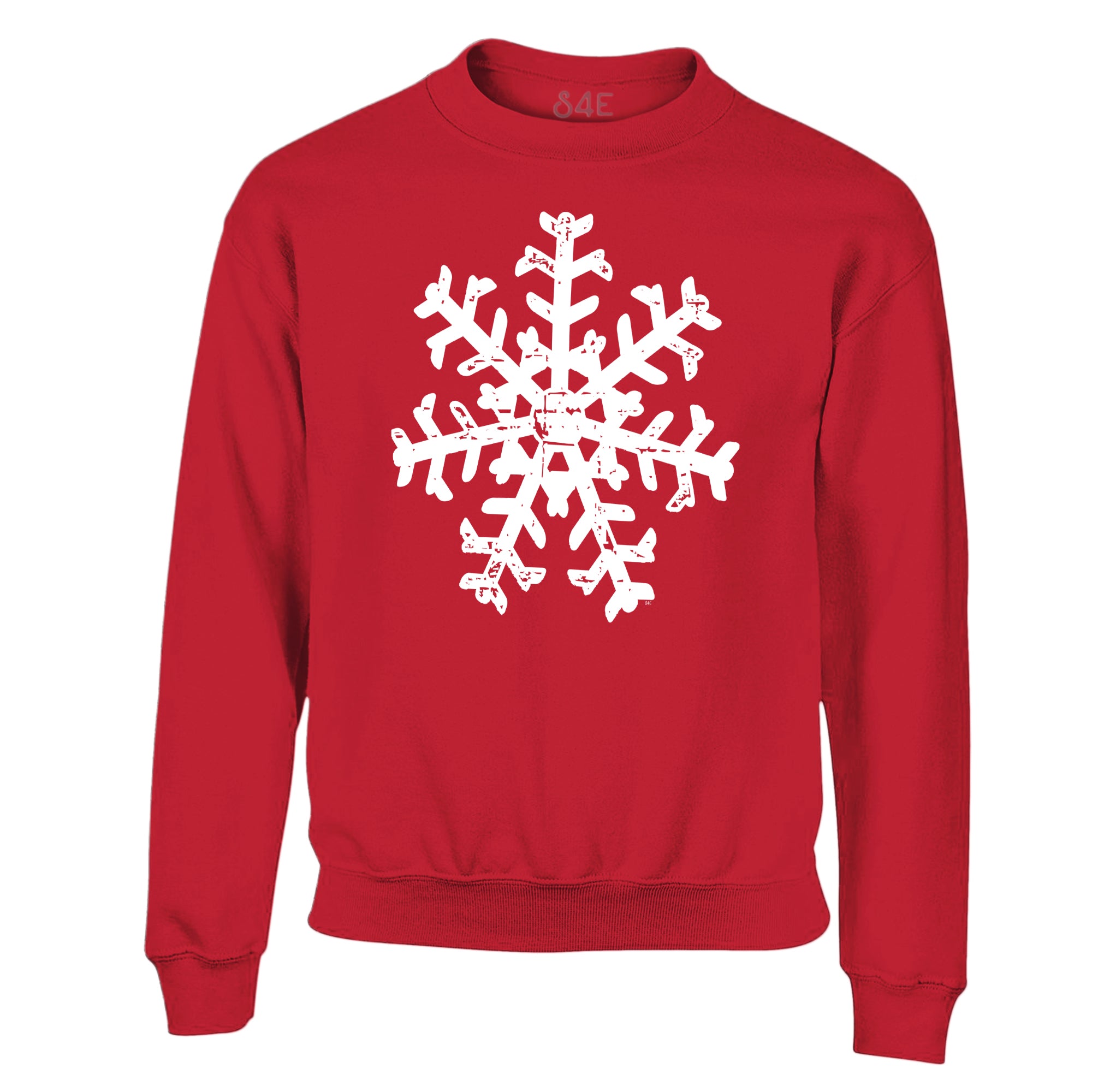 S4E® Snowflake Christmas Holiday Crewneck Sweatshirt