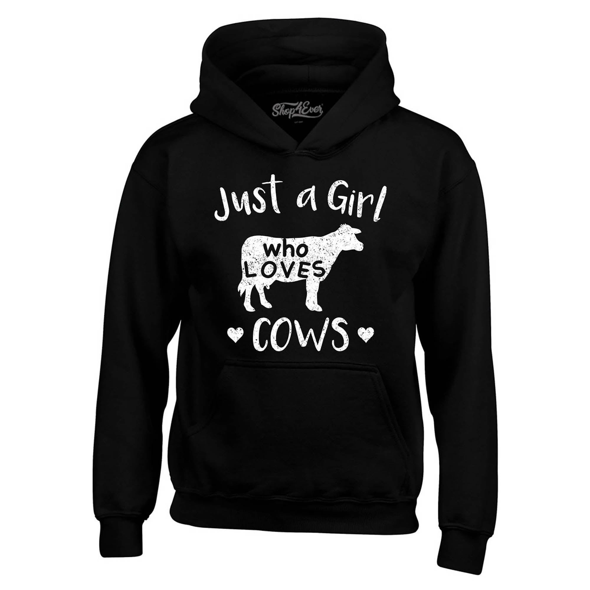 Just A Girl Who Loves Cows Hoodie Sweatshirts