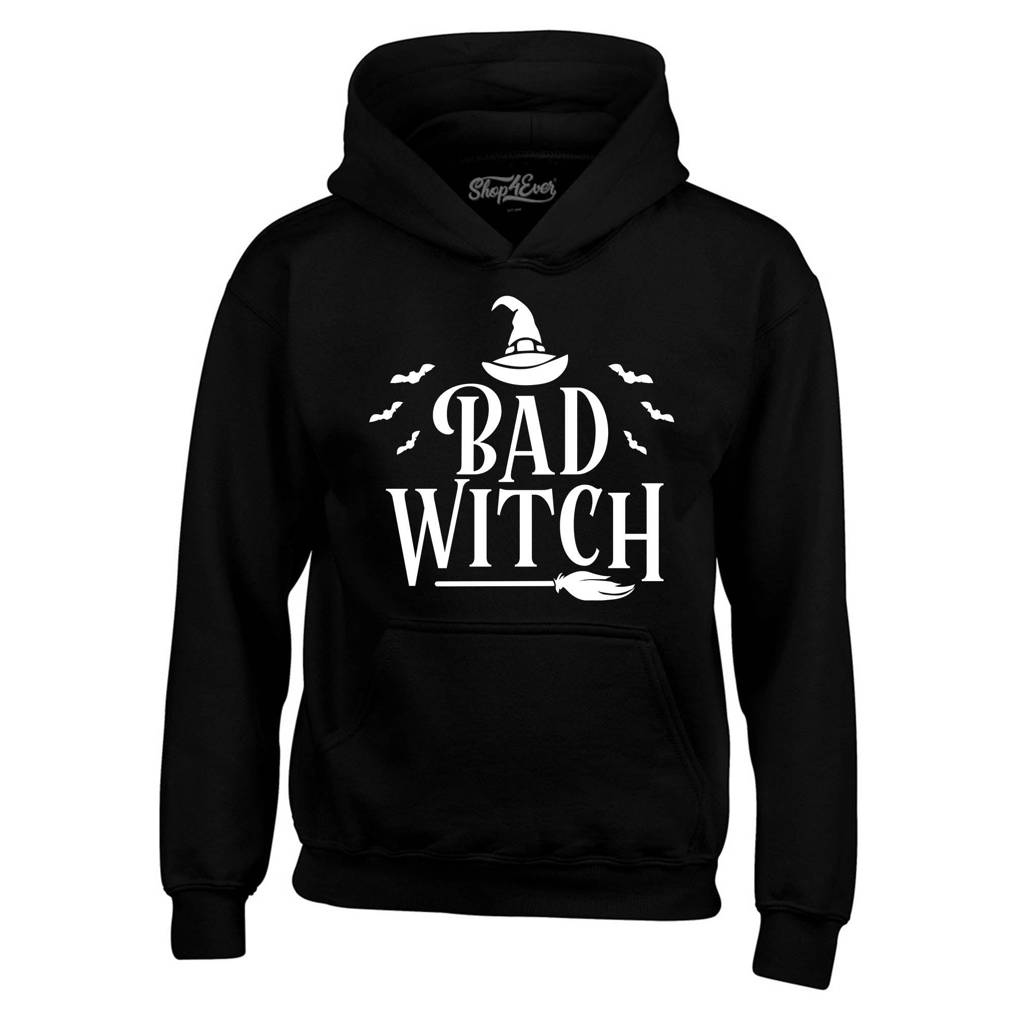 Good Witch ~ Bad Witch Matching Halloween Costumes Hoodie Sweatshirts