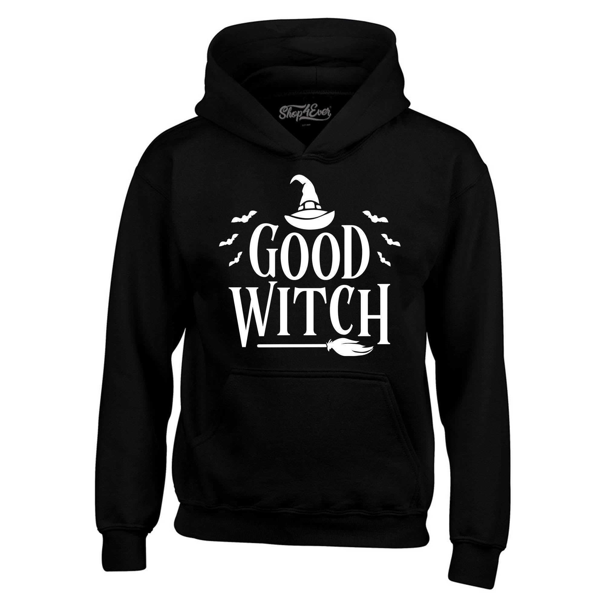 Good Witch ~ Bad Witch Matching Halloween Costumes Hoodie Sweatshirts