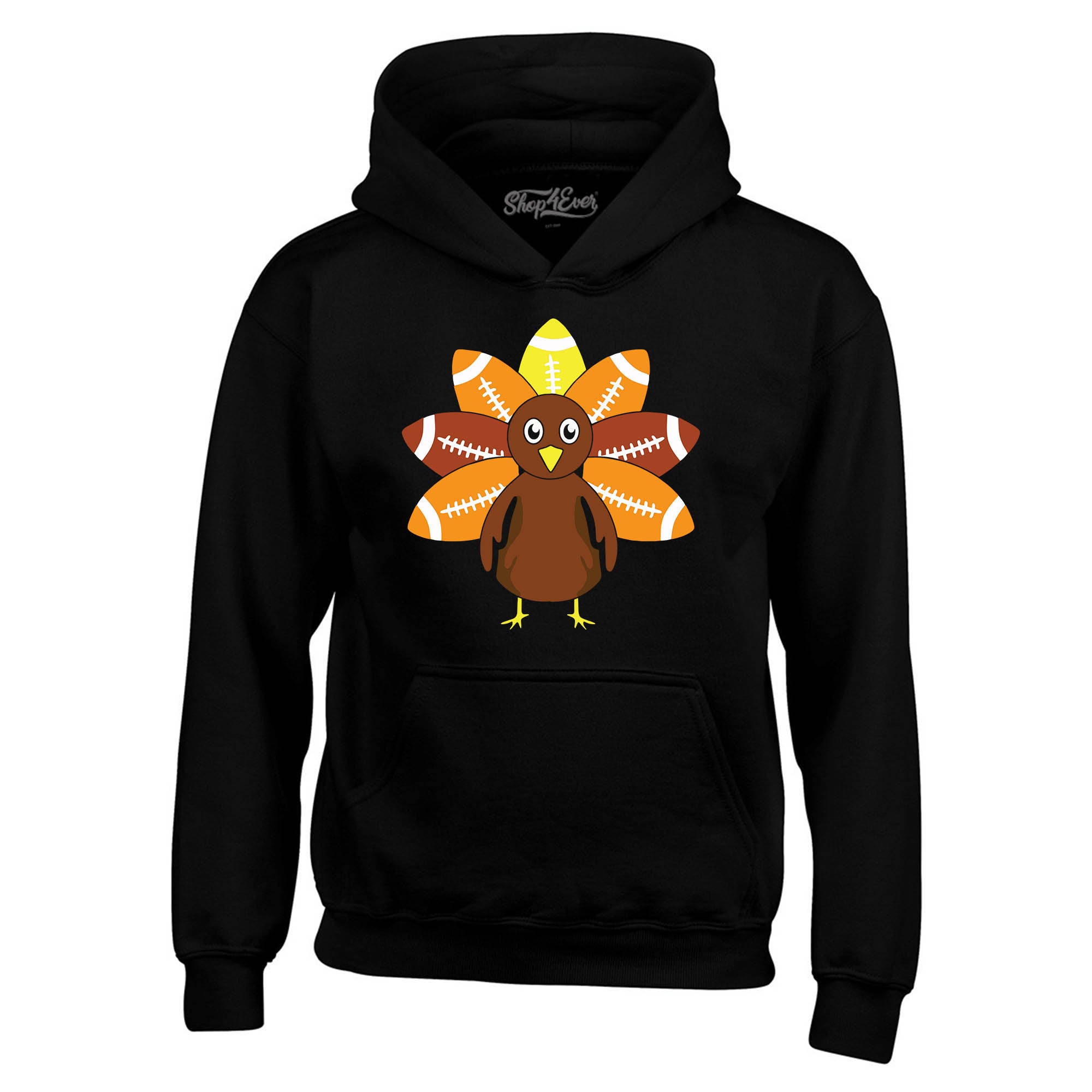 Football Turkey Thanksgiving Hoodie Sweatshirts