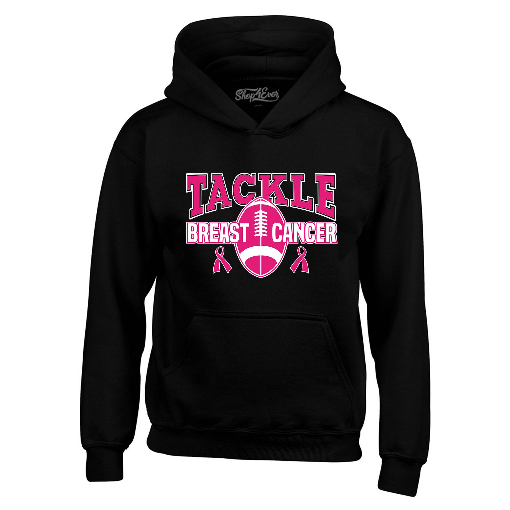 Tackle Breast Cancer Awareness Hoodie Sweatshirts