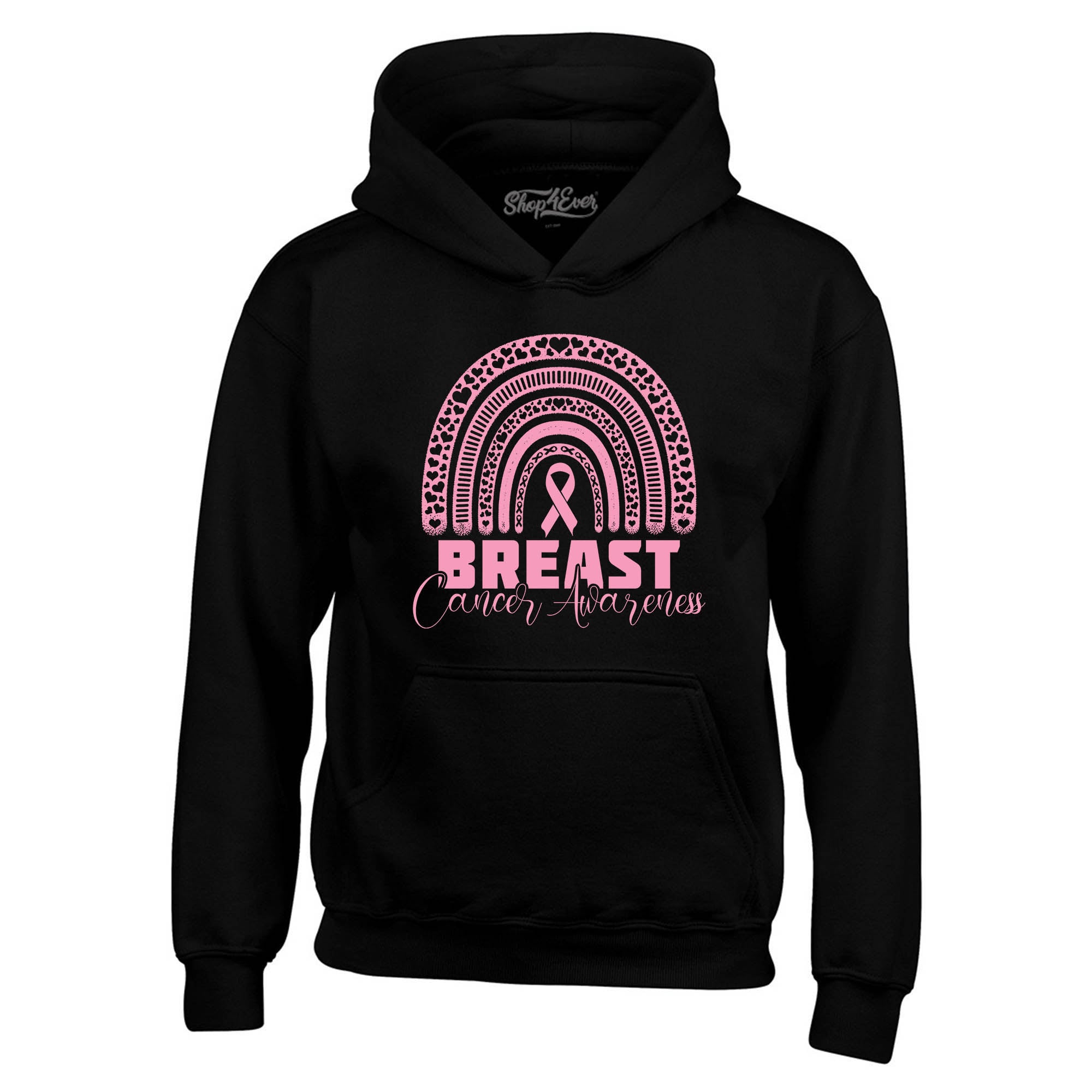 Breast Cancer Awareness Rainbow Hoodie Sweatshirts