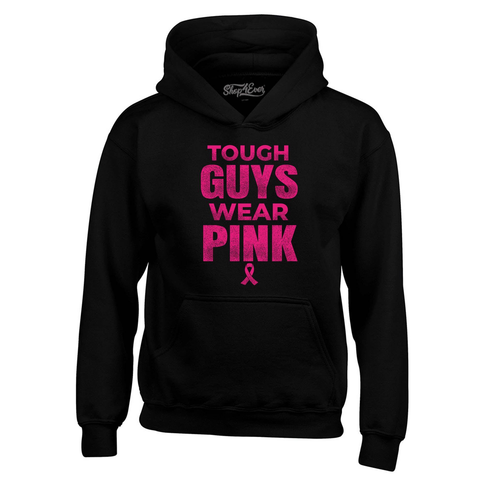 Tough Guys Wear Pink Hoodies Breast Cancer Awareness Sweatshirts