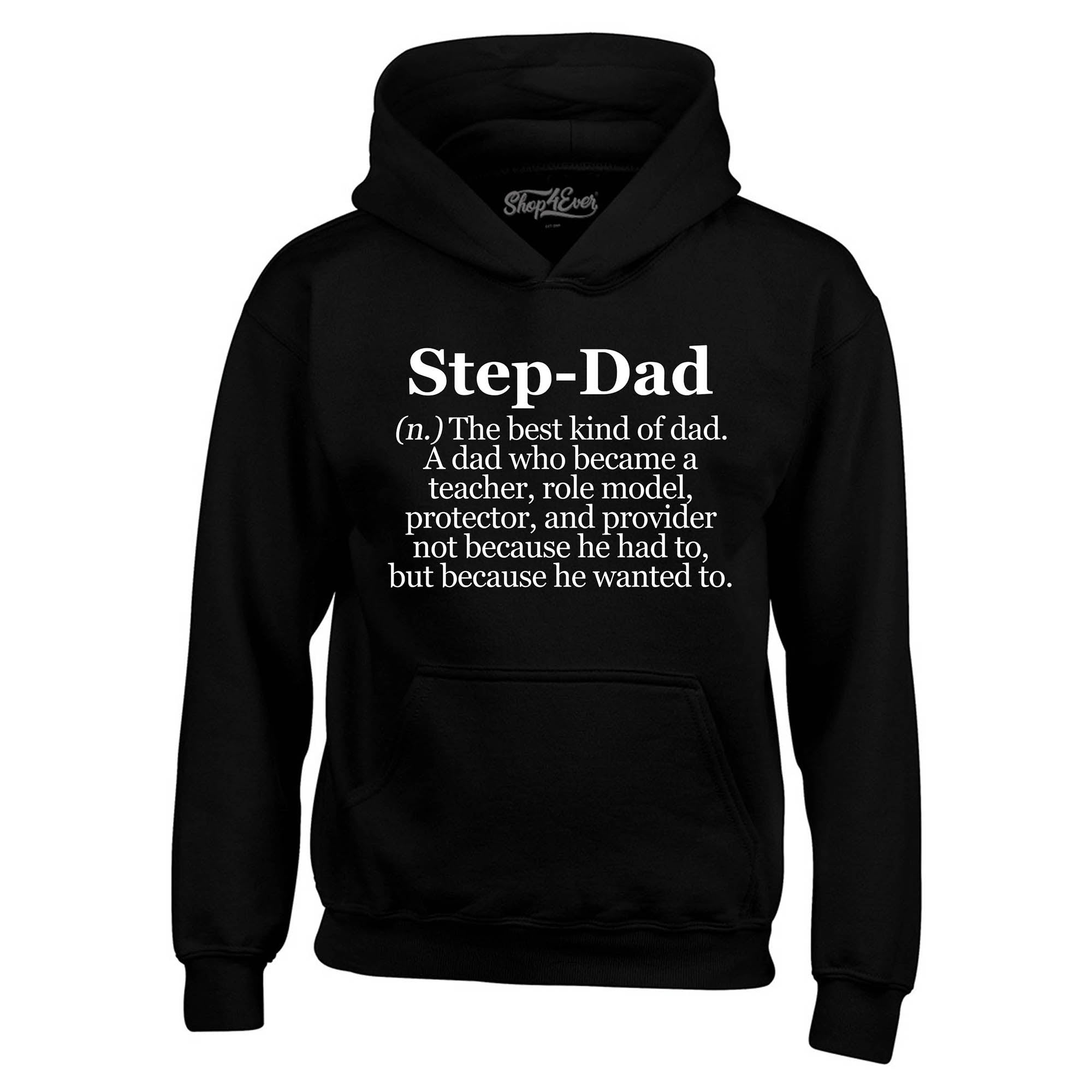 Step-Dad Definition Bonus Dad Hoodie Sweatshirts