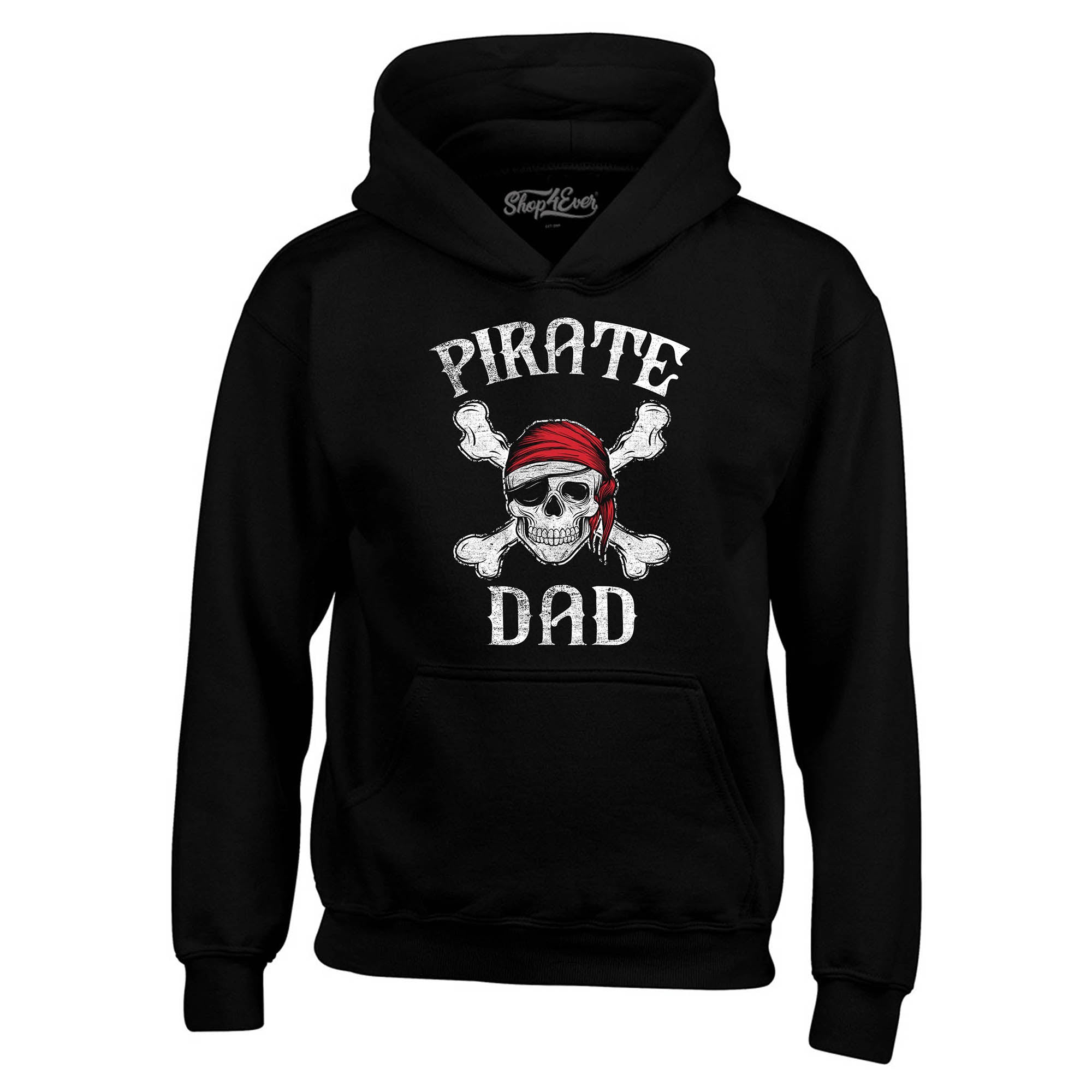 Pirate Dad Skull Hoodie Sweatshirts