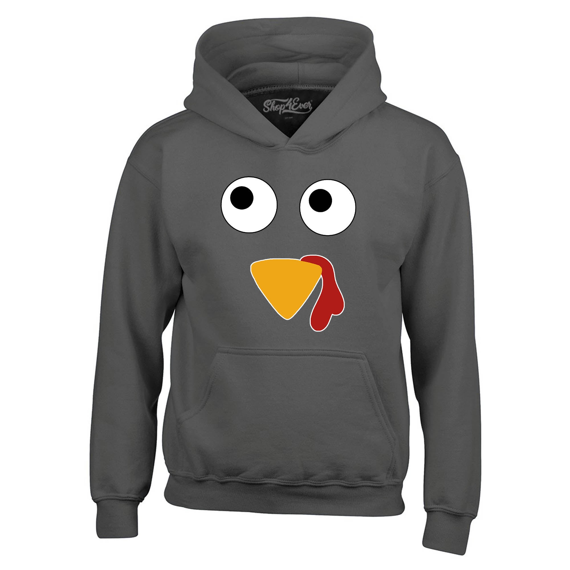 Turkey Face Hoodies Thanksgiving Sweatshirts